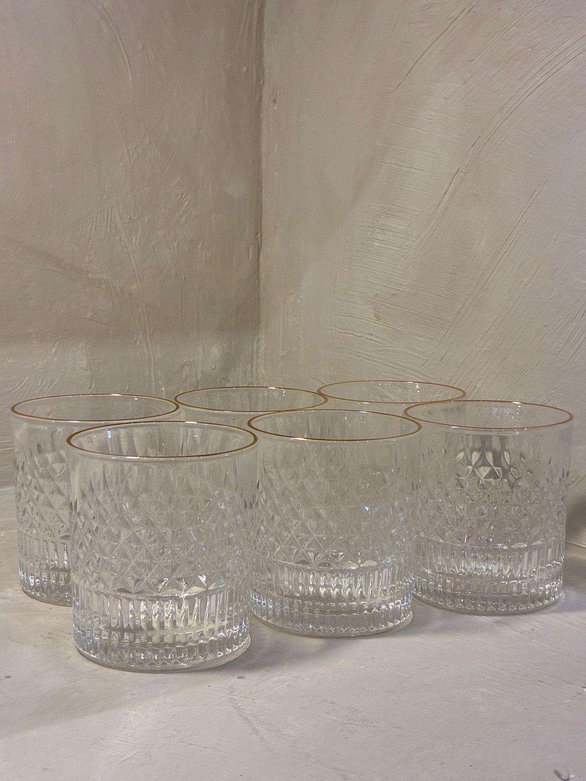 Pack 6 Vasos Elegante De 300ml Para Whisky Escoces O Ron-4