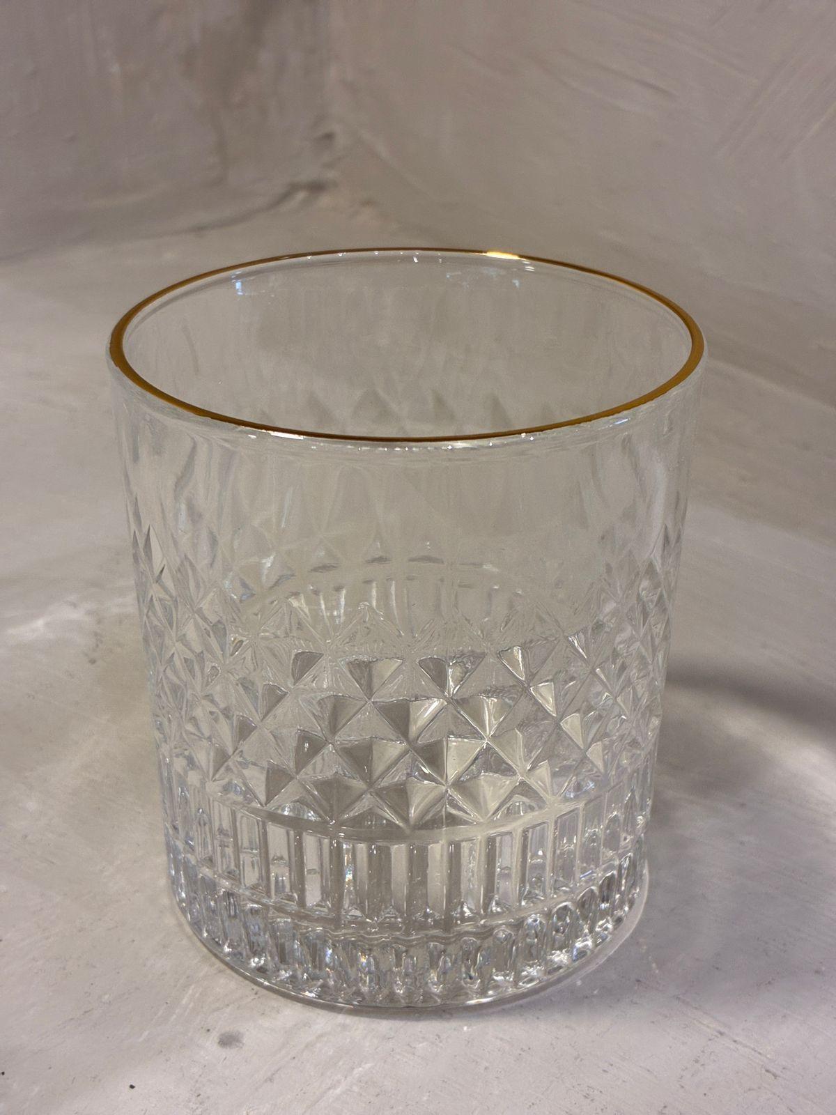 Pack 6 Vasos Elegante De 300ml Para Whisky Escoces O Ron-6