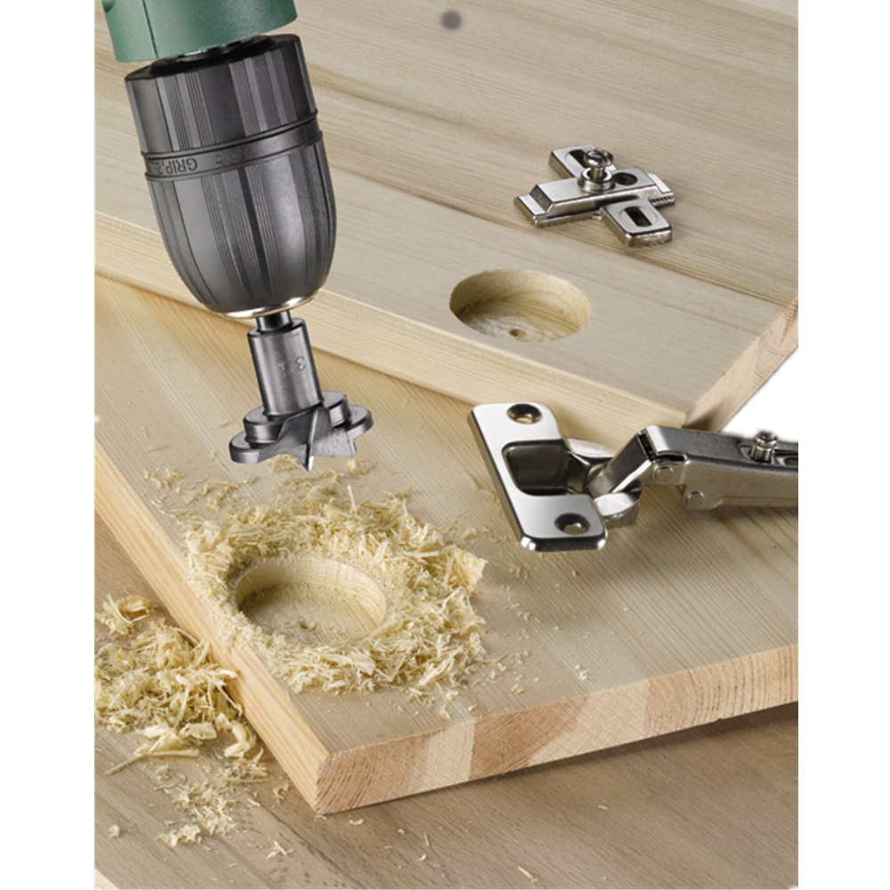 Broca Forstner Para Madera Bisagra Puertas Kwb-1