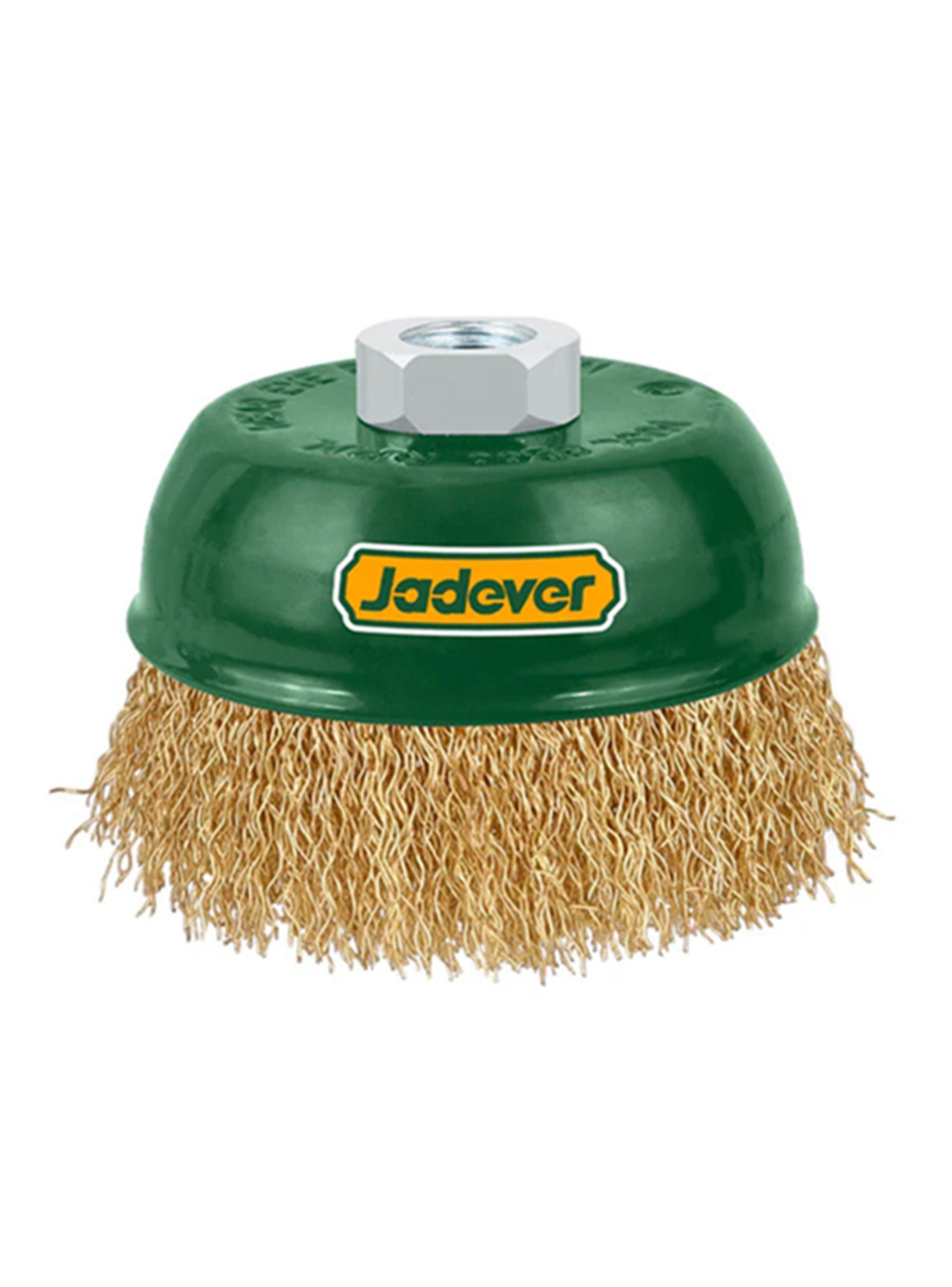 Escobilla De Copa Rizada 100mm Esmeril Jadever Jdce1402-0