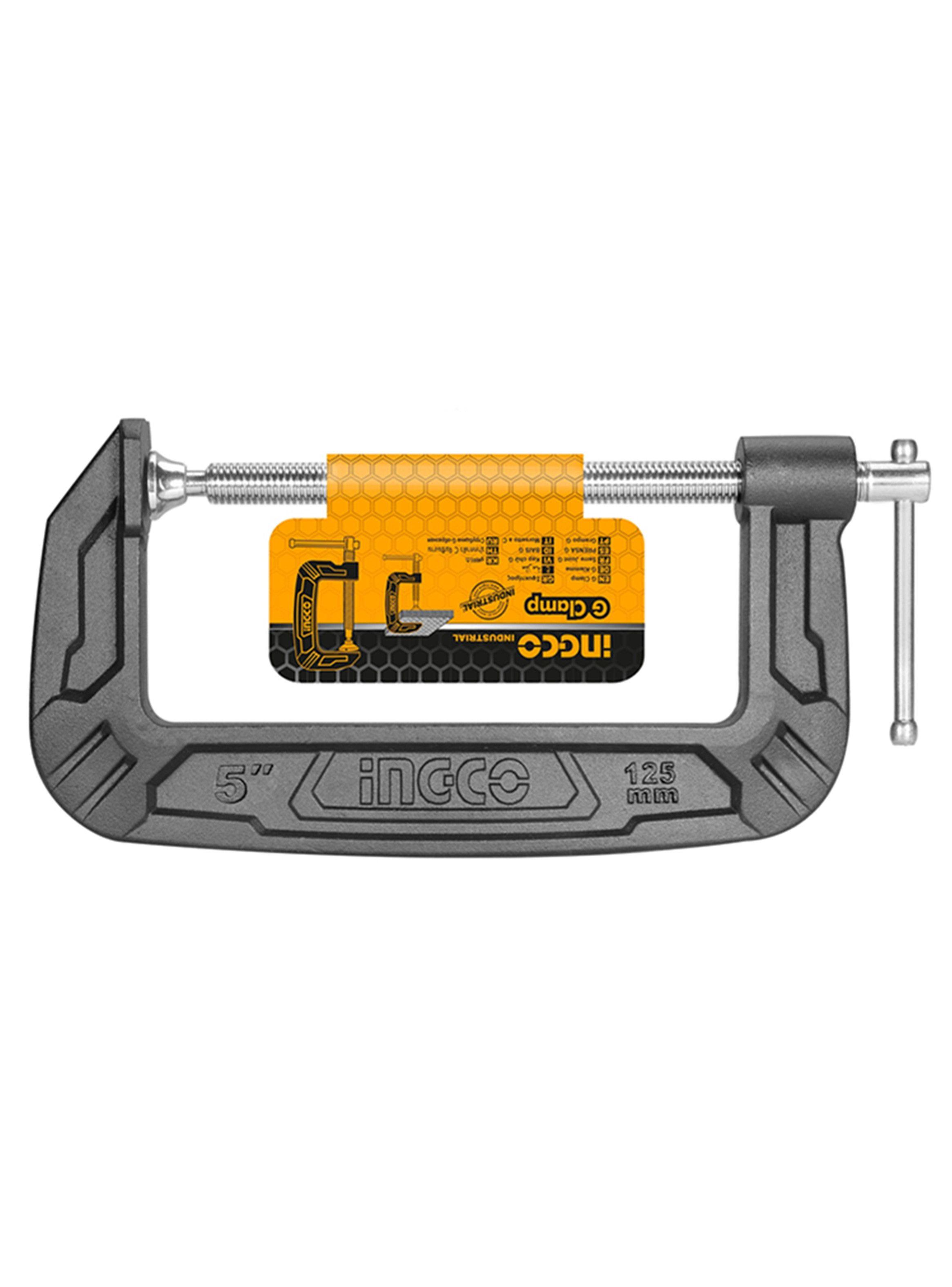 Prensa Tipo C 5 Pulgadas (125mm) Ingco Hgc0105-0