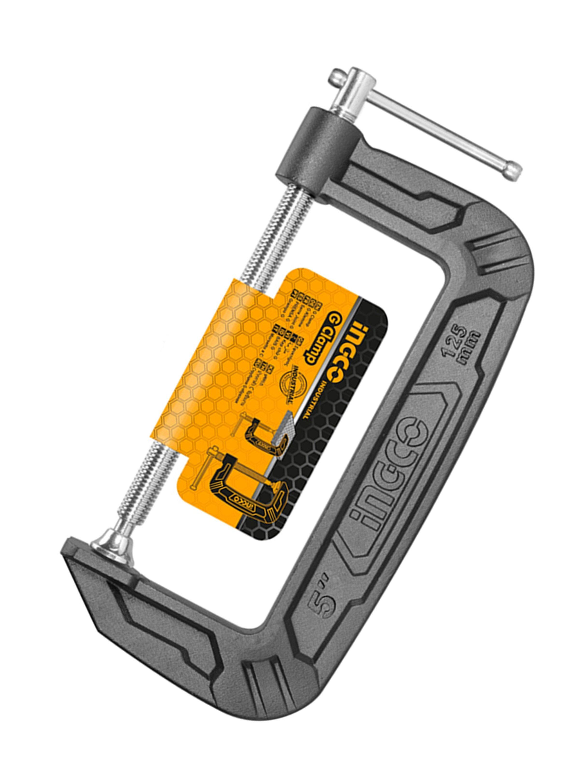 Prensa Tipo C 5 Pulgadas (125mm) Ingco Hgc0105-2