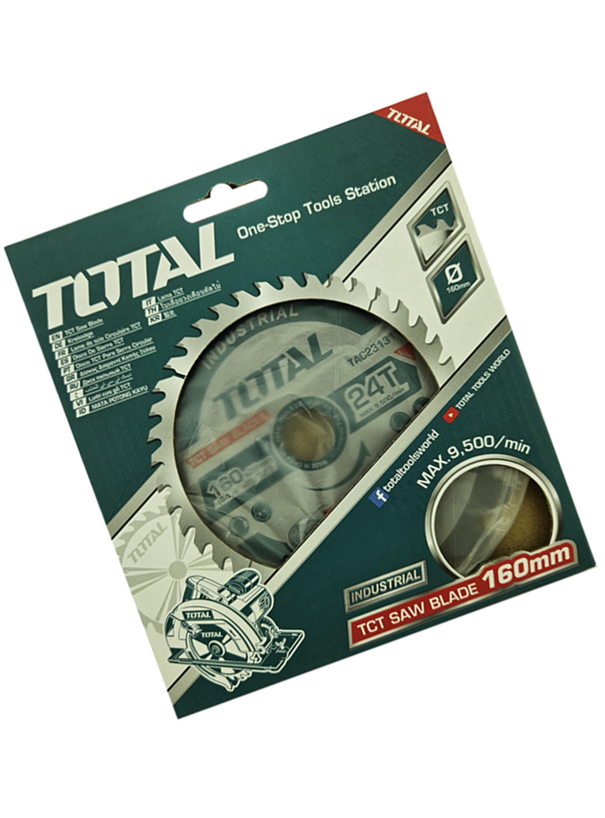 Disco Sierra Circular 6 1/4 Pulgadas 160mm 24 Dientes Total-2