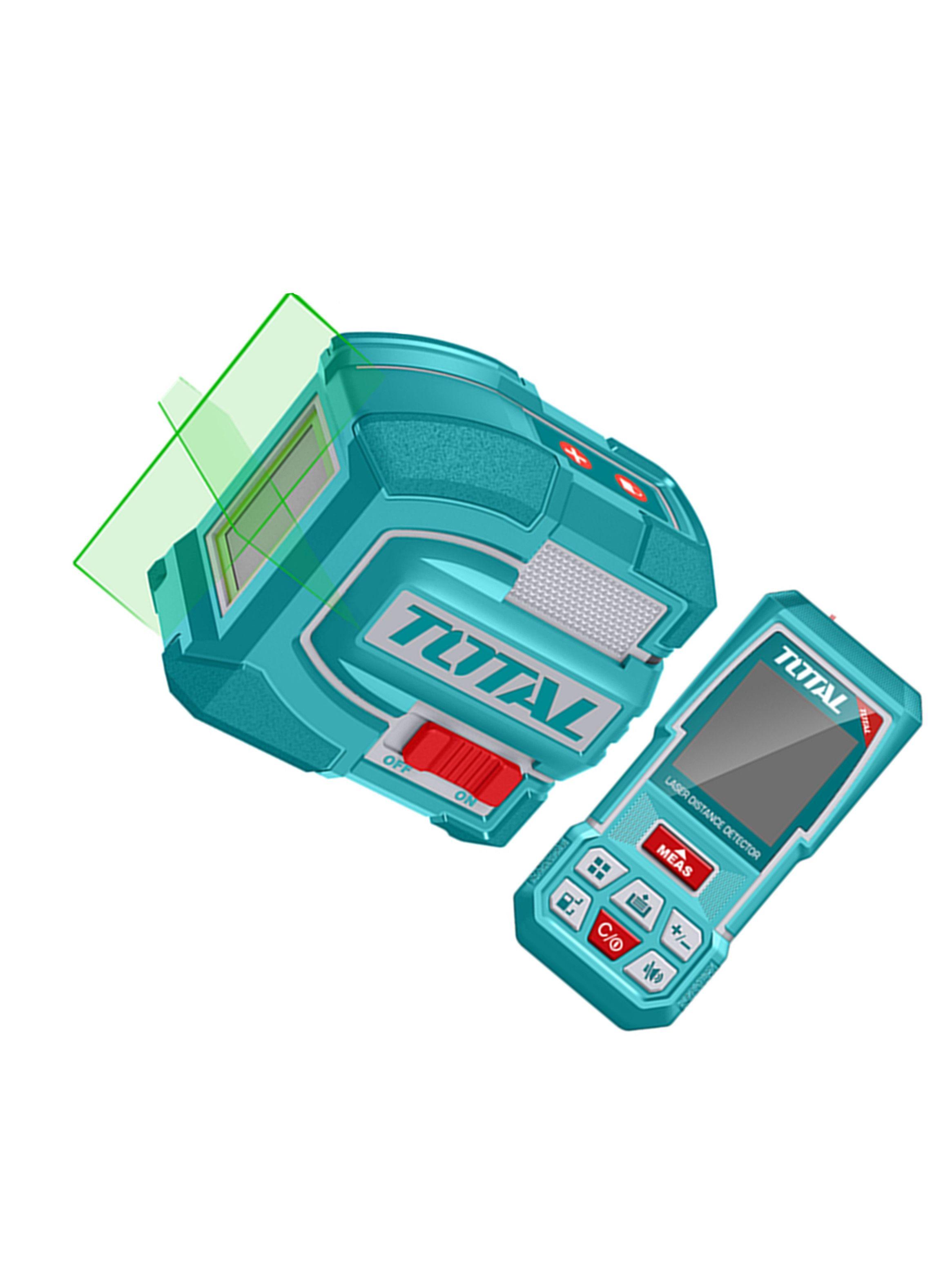 Nivel Laser + Medidor De Distancia Láser Total Tosll0401-2