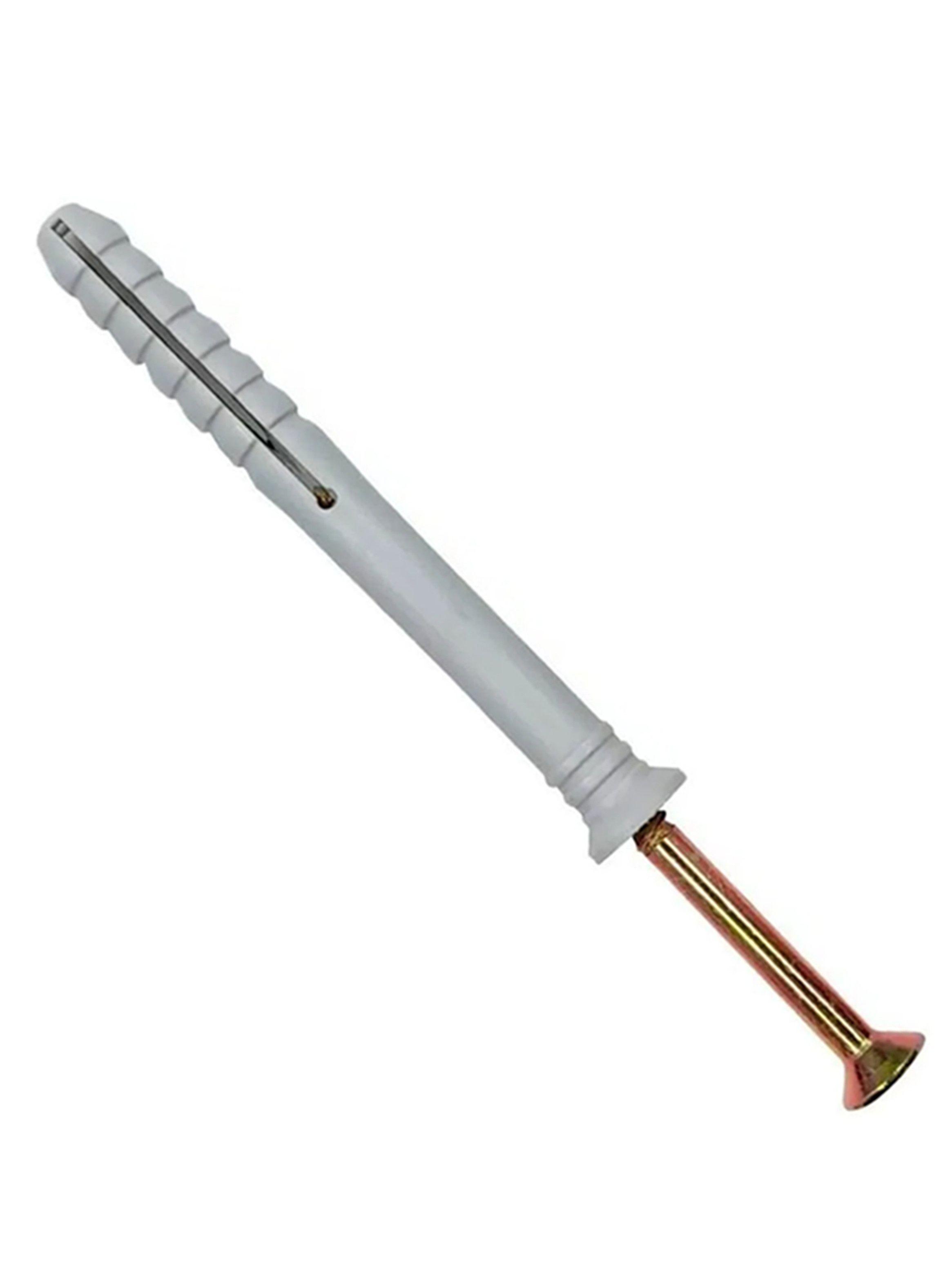 Tarugo Clavo - Tornillo Punta Cruz 6x40mm 100 Pcs Tmk20194-1