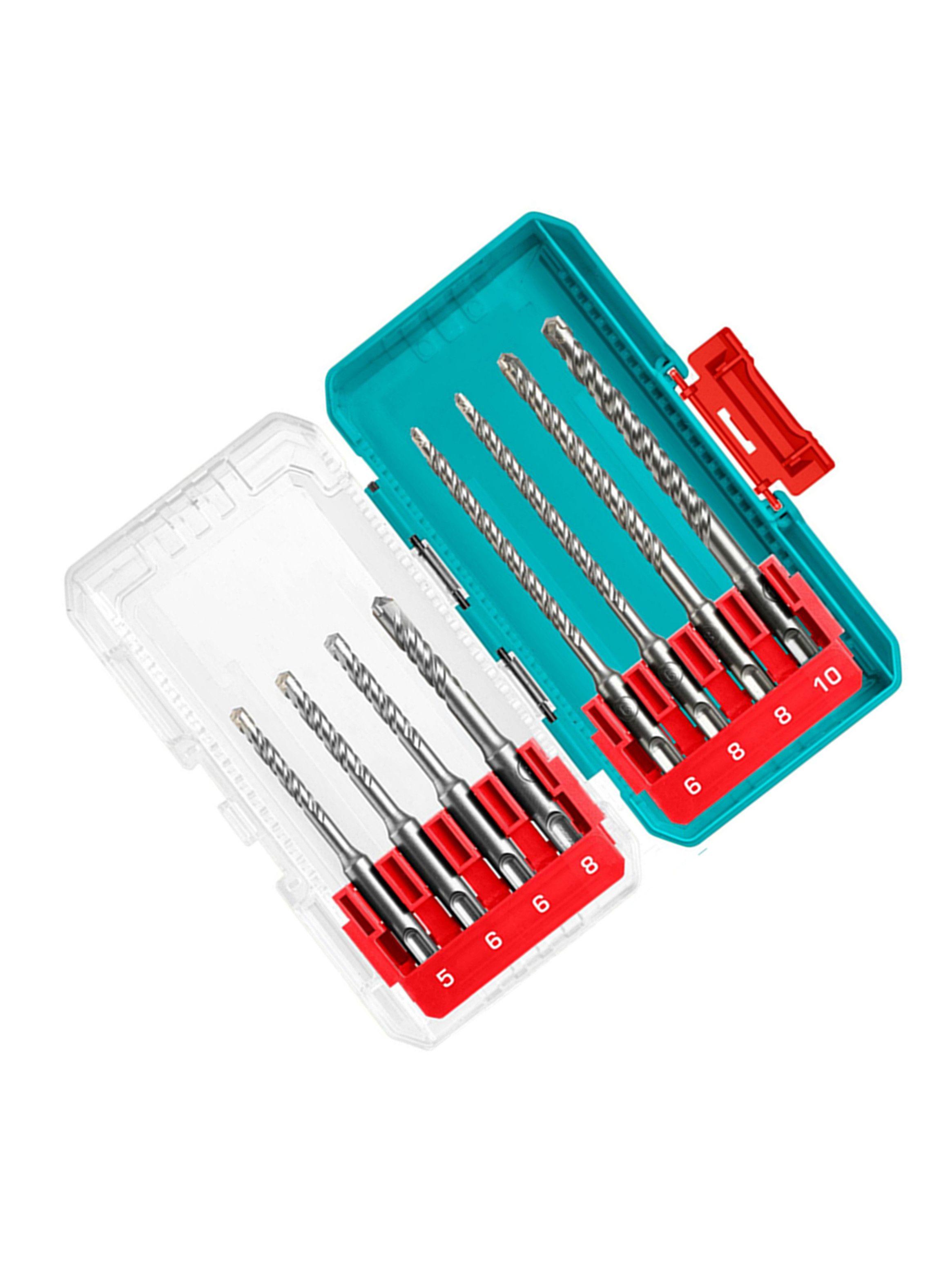 Kit Juego De Brocas Sds-plus 8 Piezas Total Tacsdl11806-2