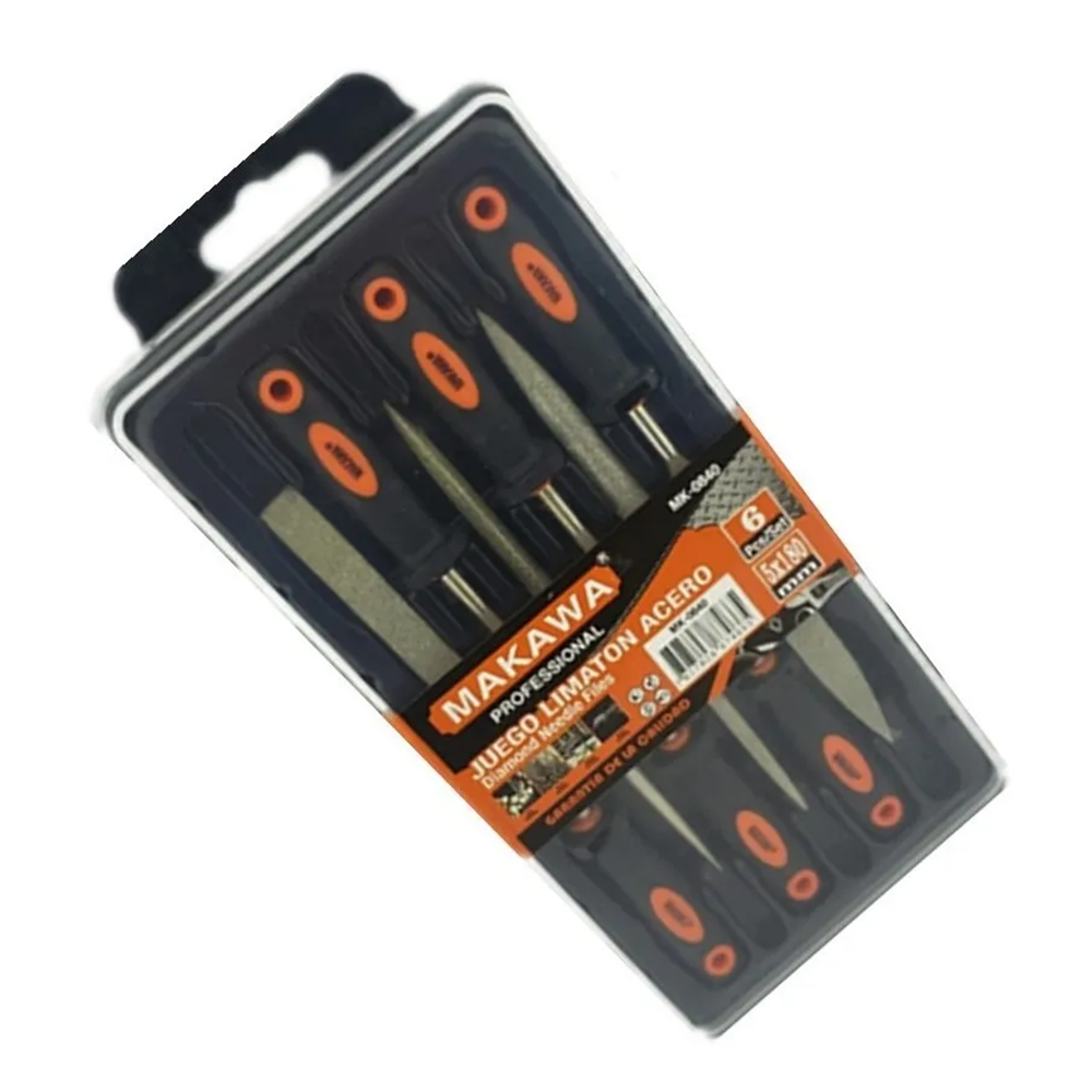 Juego De Limas De Acero 6 Piezas Makawa Mk0840-2