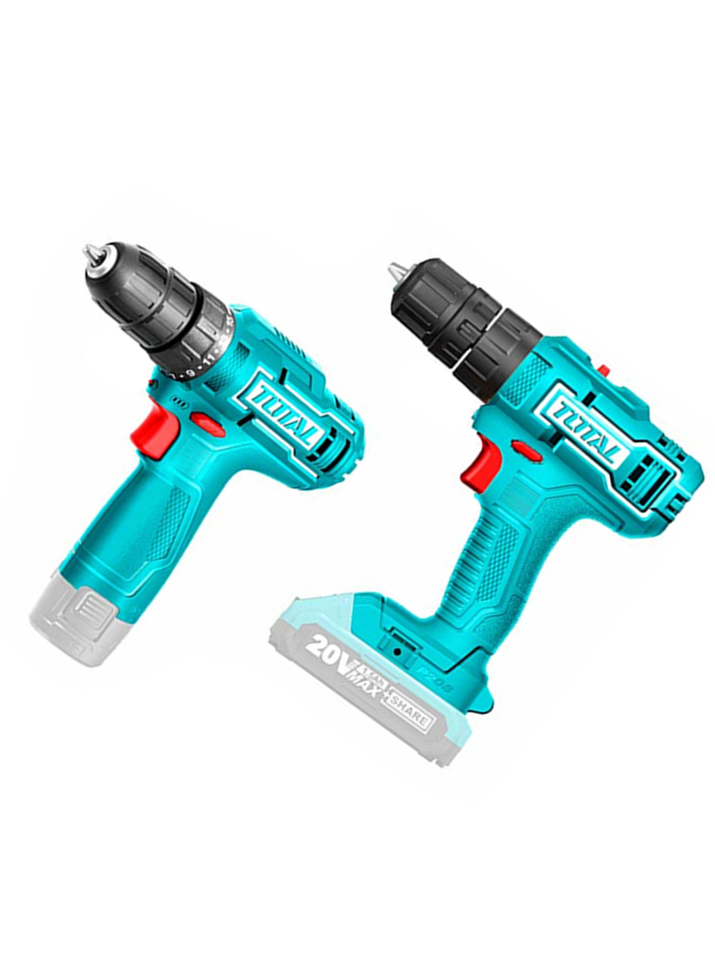 Kit Taladro 20v + Taladro Atornillador 12v Total Tckli20122-2