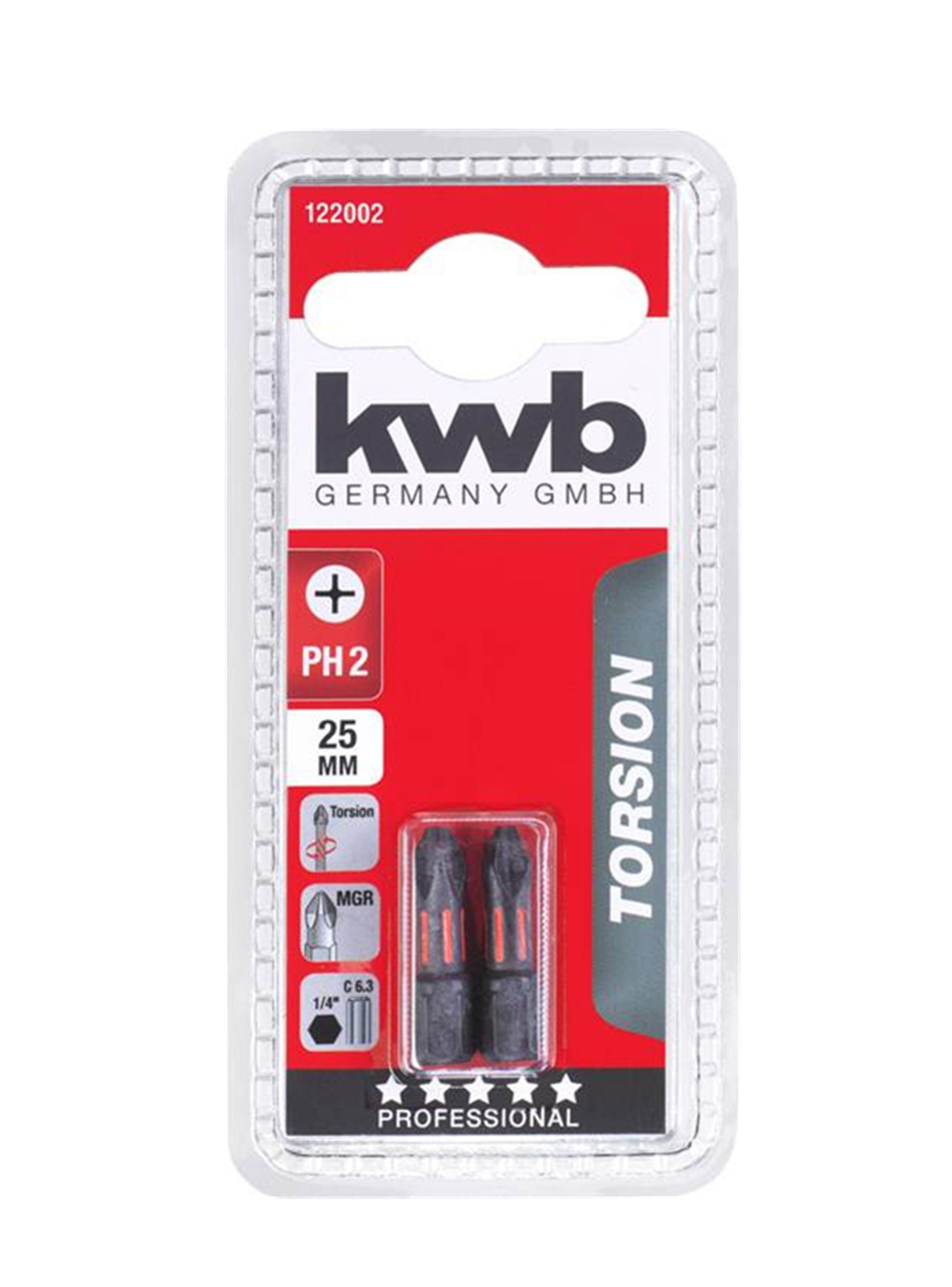 Punta Phillips De Impacto Torsion Ph2 X 25mm Kwb-1