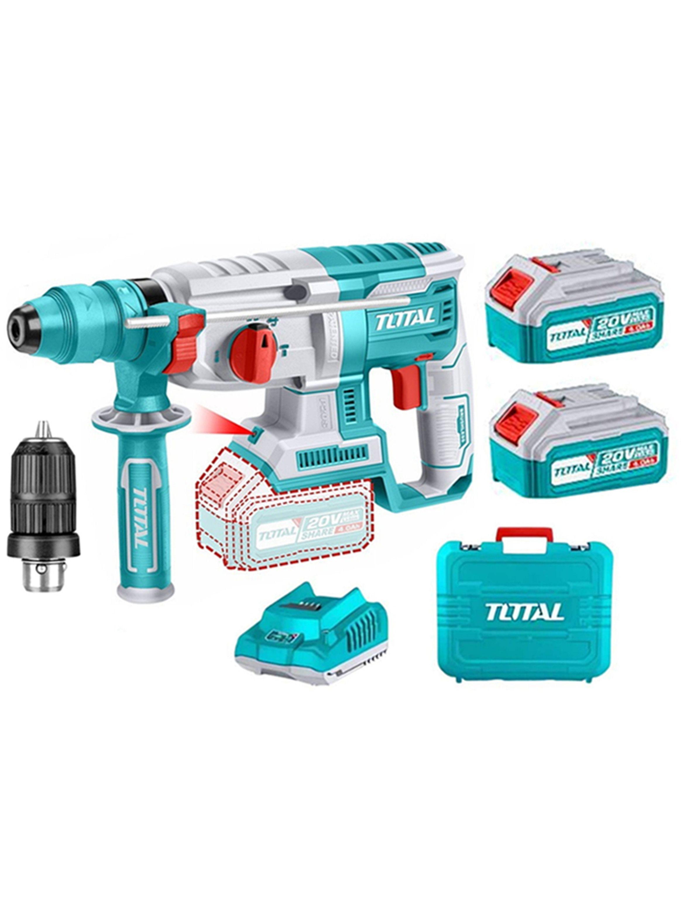 Rotomartillo 20v Sds Plus 2bat+ Carg Total Trhli202289-0