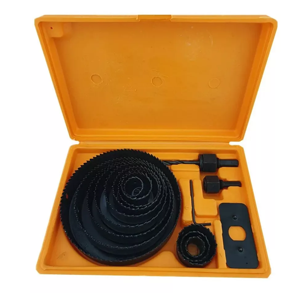 Juego Hoja Broca Sierra Copa Para Madera 16 Piezas Toolmak-0
