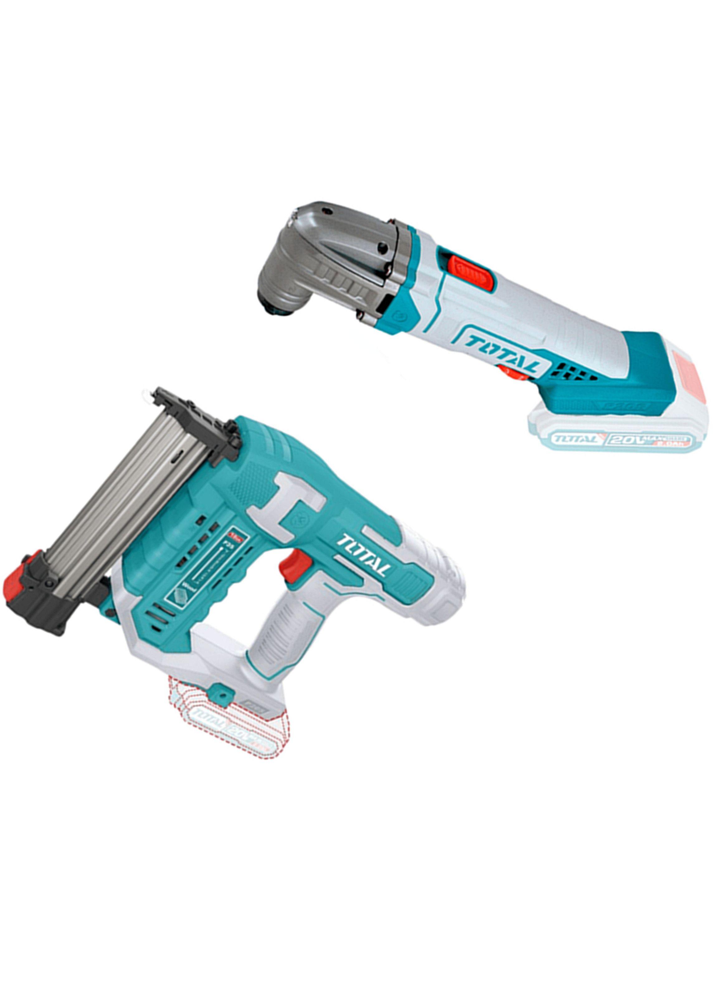 Kit Clavadora+ Herramienta Oscilante 20v Total Tosli24021-2