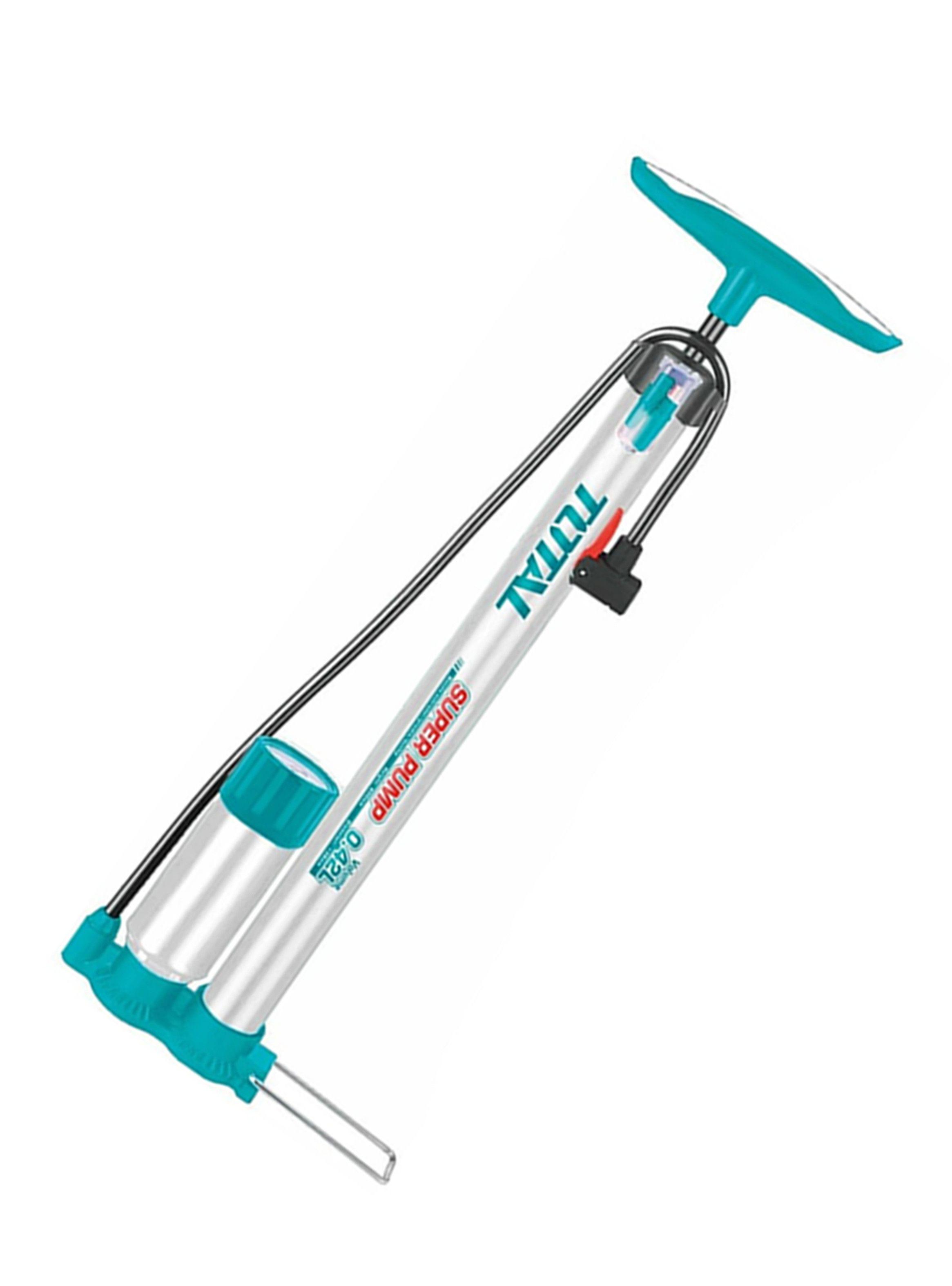 Bombin De Pie Inflador Multiuso Bicicleta Balon Total-2