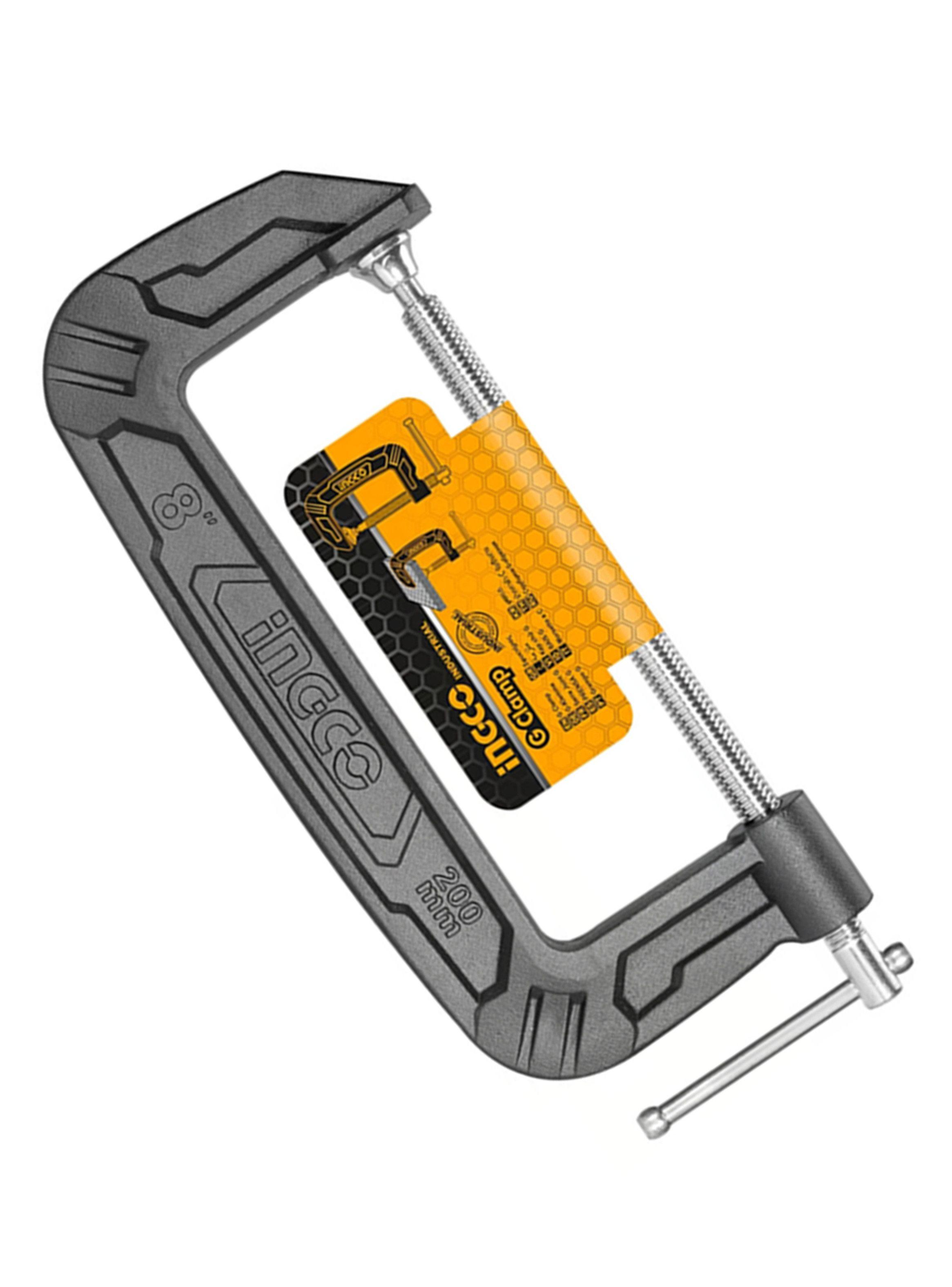 Prensa Tipo C 8 Pulgadas (200mm) Ingco Hgc0108-0