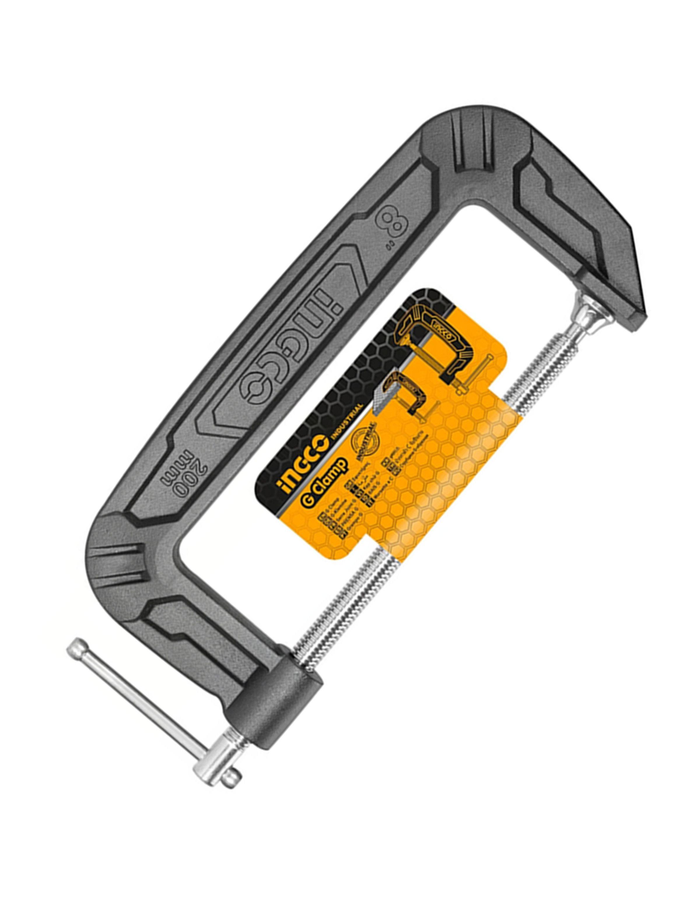 Prensa Tipo C 8 Pulgadas (200mm) Ingco Hgc0108-1