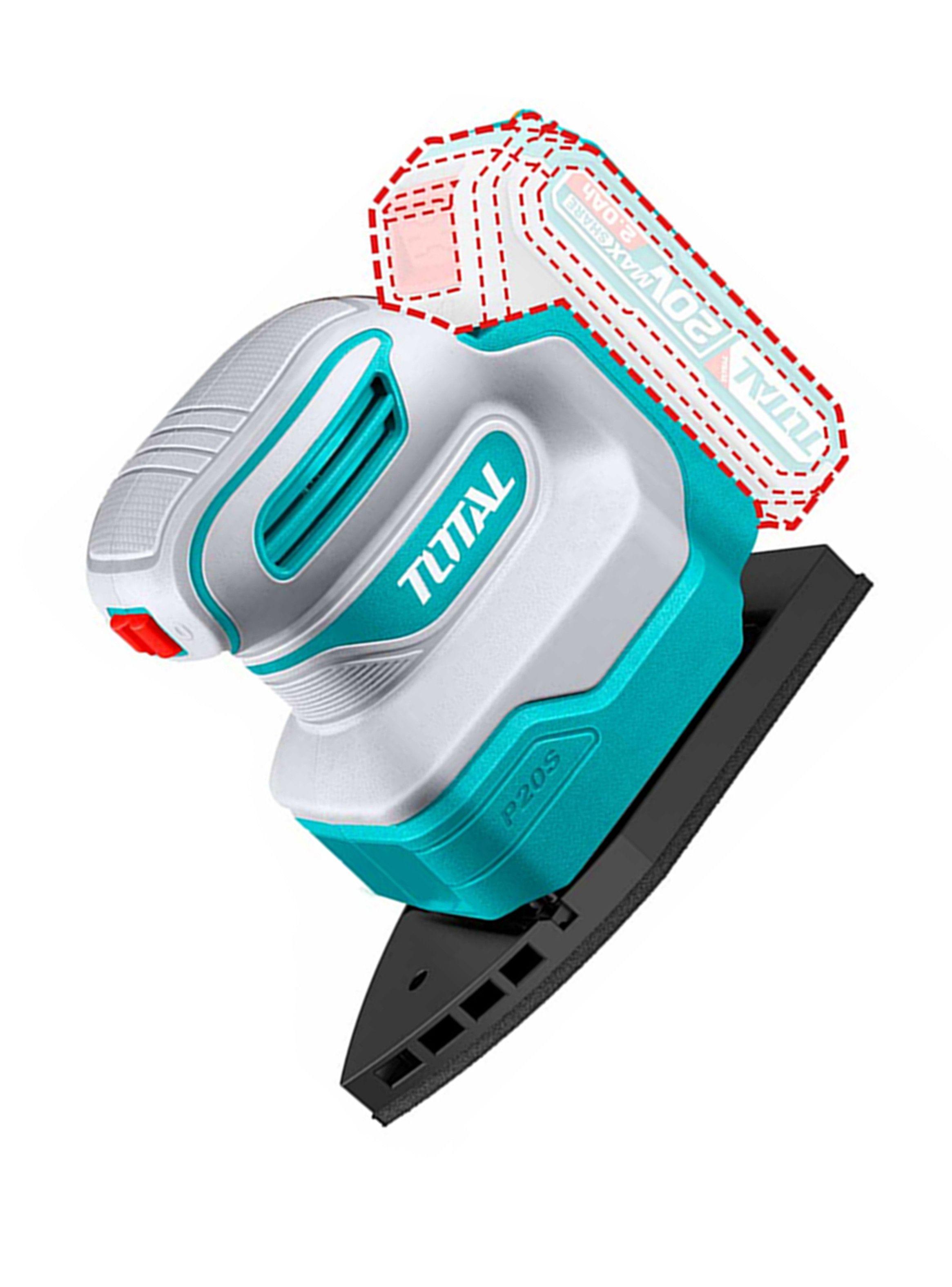 Lijadora Inalámbrica Orbital De Palma 20v Total Tpsli2014-2