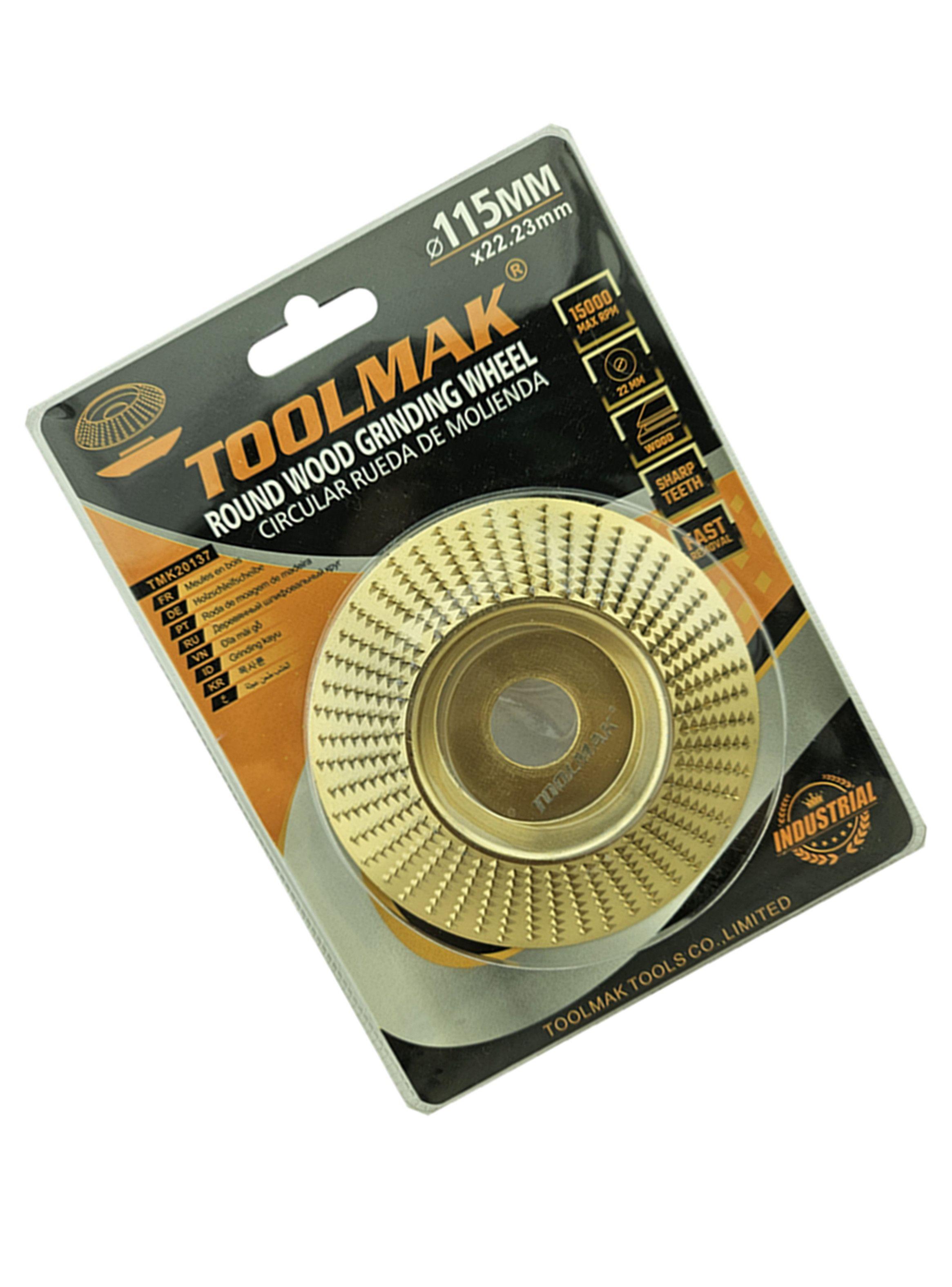 Disco Escofina Para Tallado Y Desbaste De Madera 115mm Tmk  -1