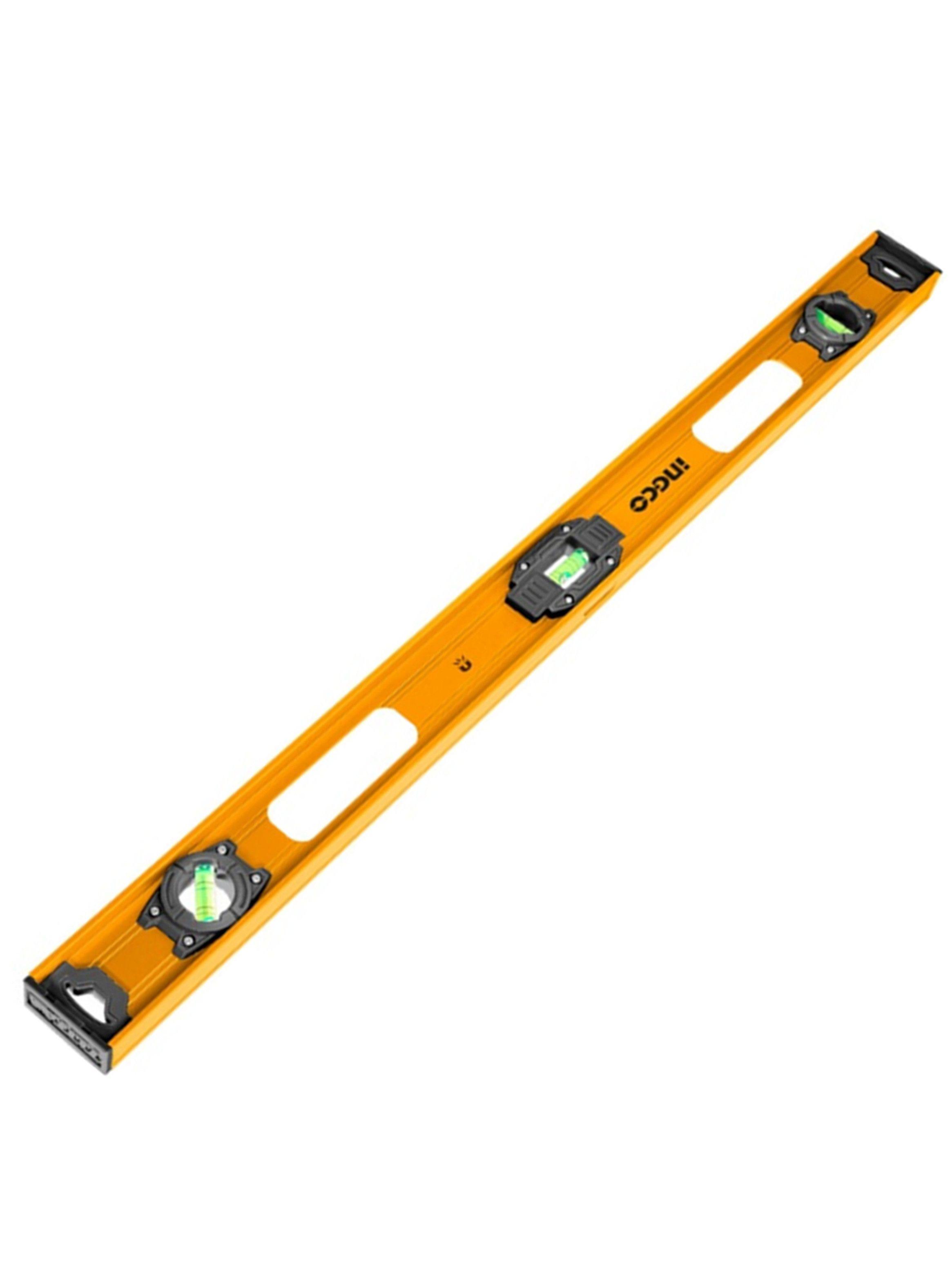 Nivel Aluminio 3 Burbujas 120cm Ingco Hsl28120-1