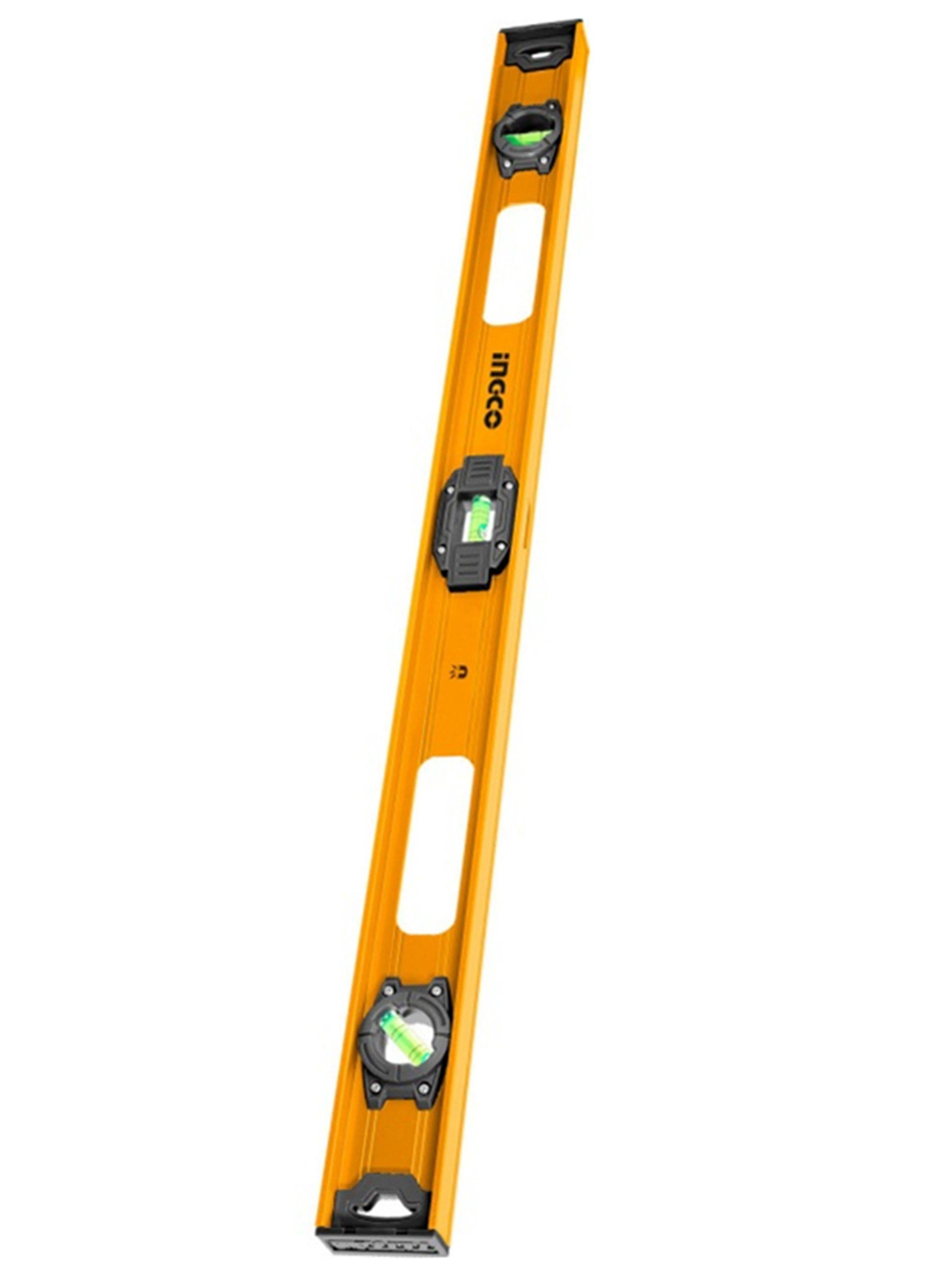 Nivel Aluminio 3 Burbujas 120cm Ingco Hsl28120-2