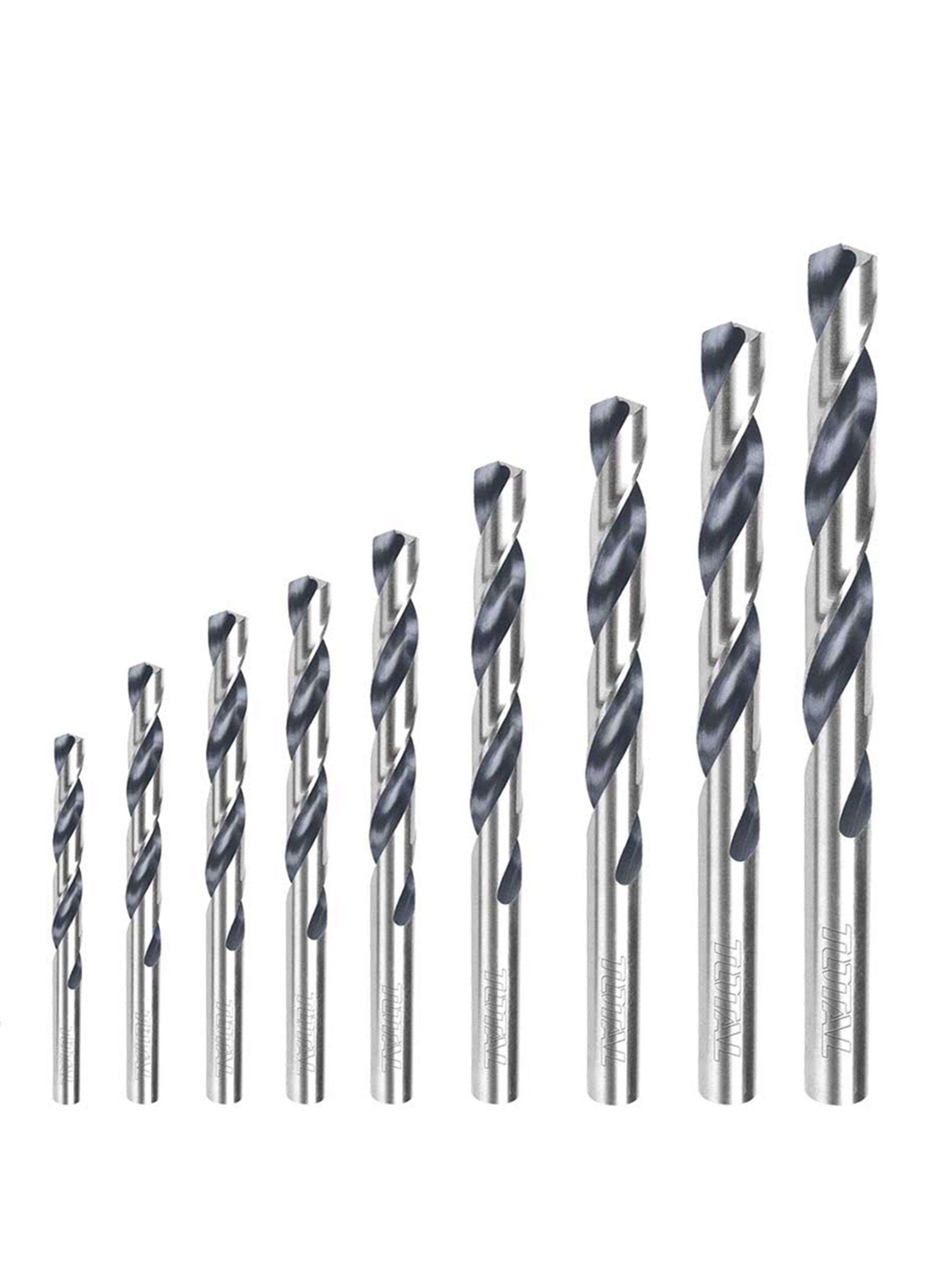 Set Juego Brocas Para Metal 9 Piezas Total Tacsd0095-0