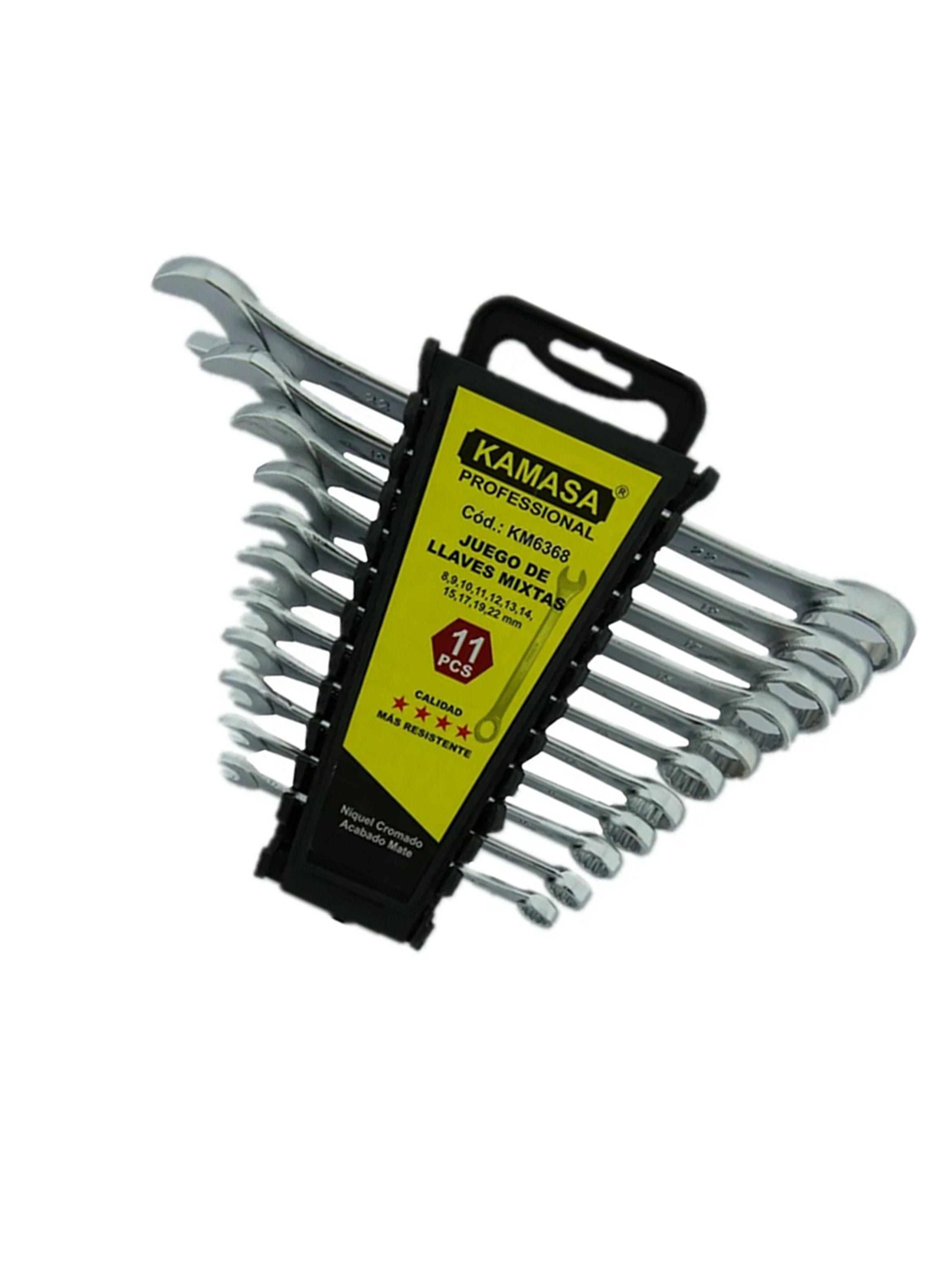 Kit Juego Llaves Punta De Corona 11 Piezas Km6368-2