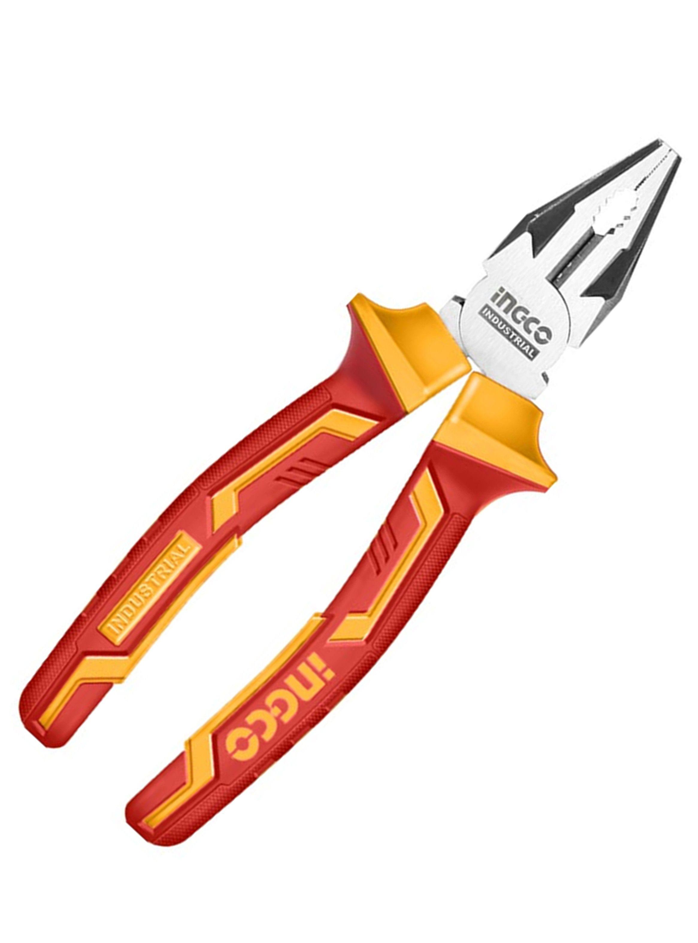 Alicate Universal Aislado Electricista 8 PLG Ingco Hicp28208-1