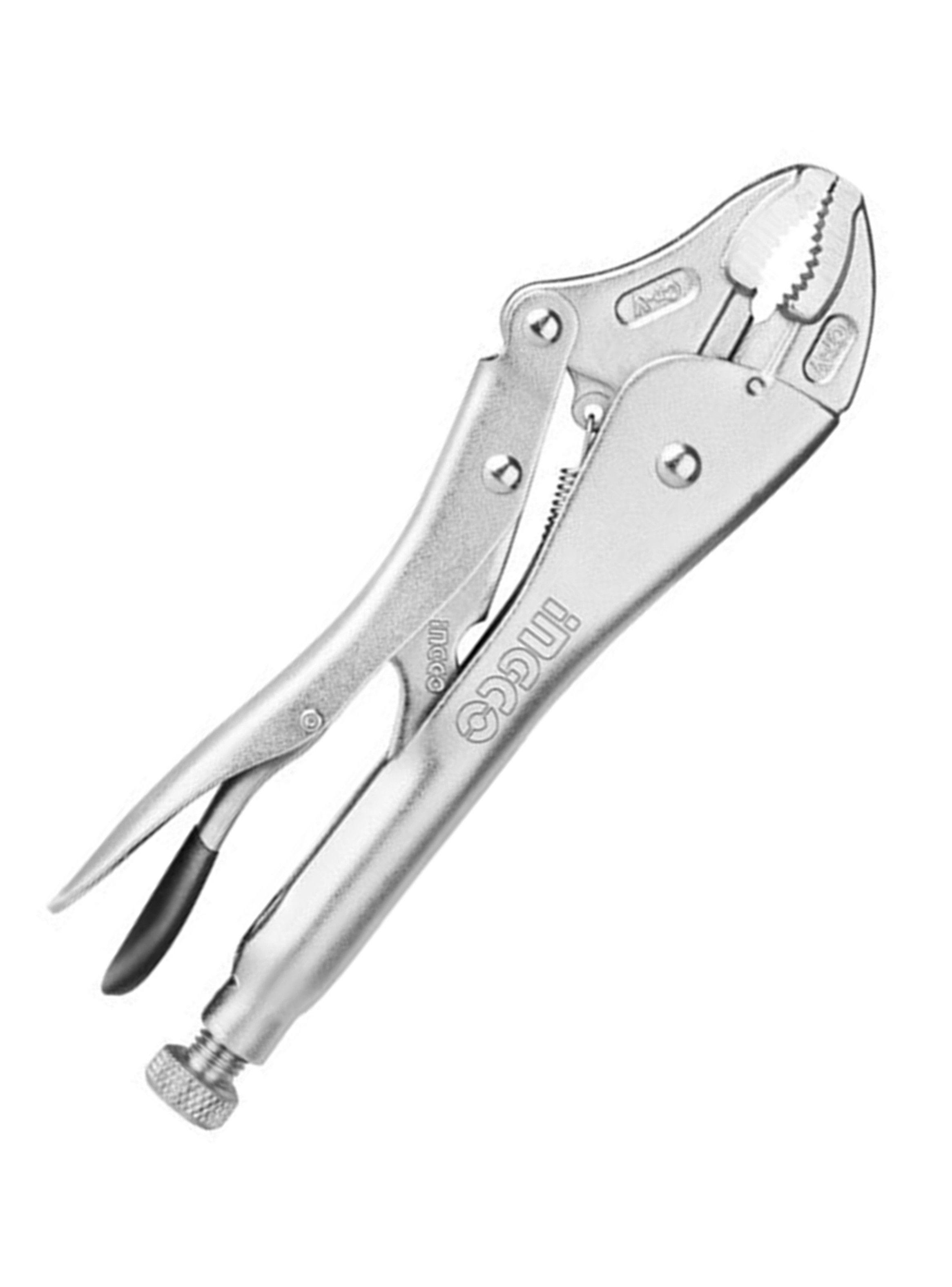 Alicate Caiman De Presion Boca Curva 10 PuLG Ingco Hcjlw0110  -1