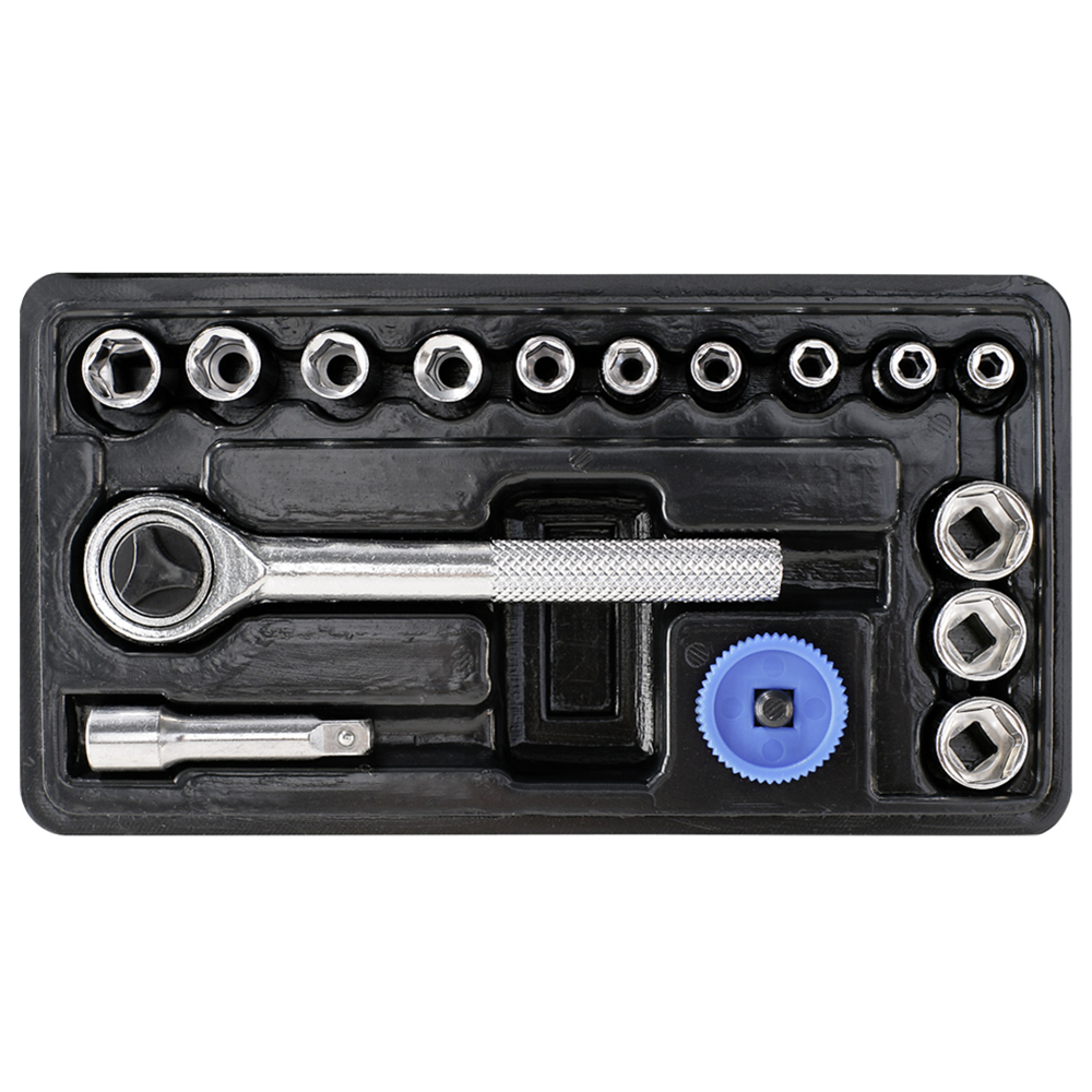 Set De Dados Cuadrante 1/4 16 Piezas Kwb 371990-0