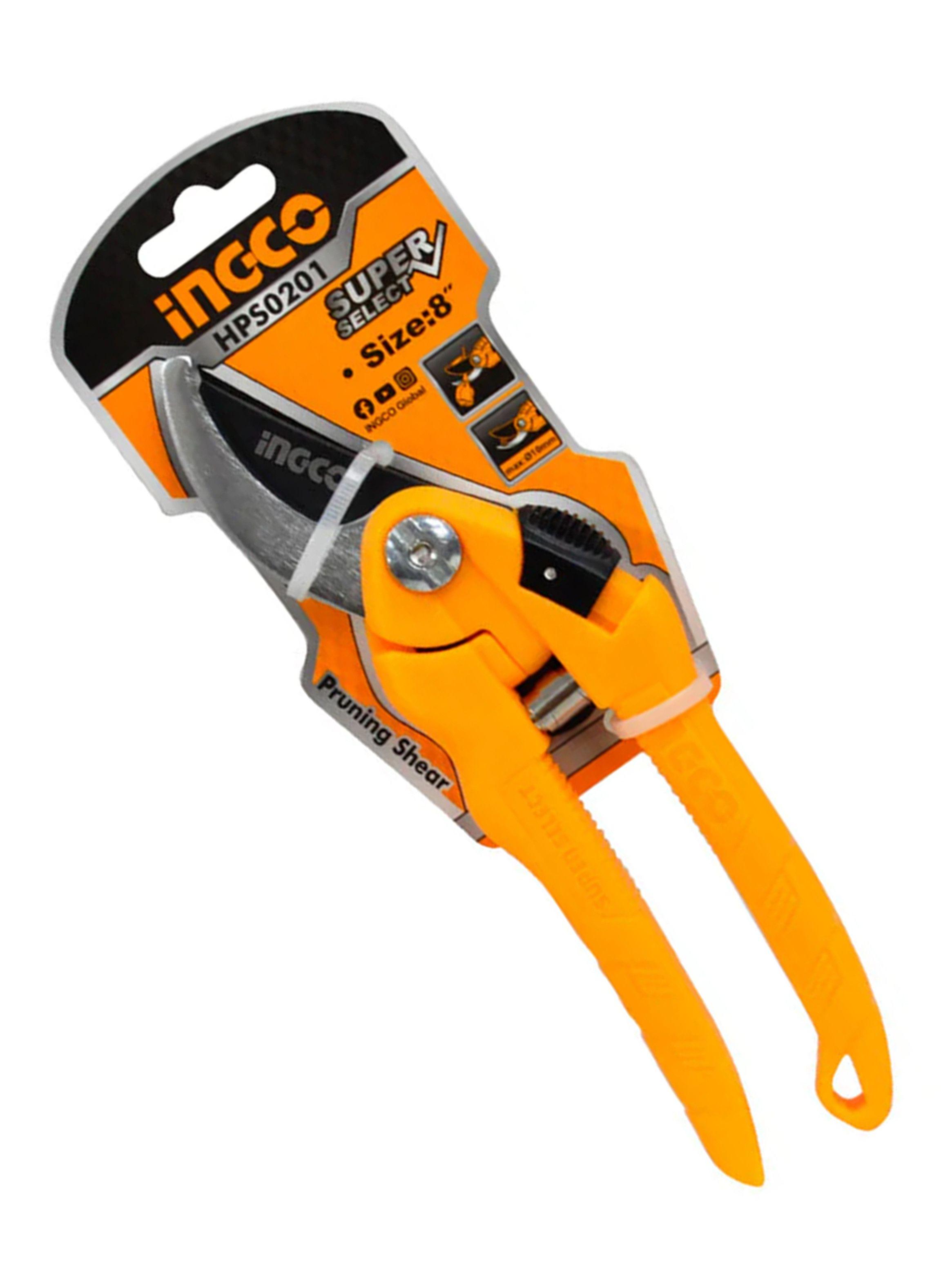 Tijera De Podar Corte Jardin 8 Pulgada (200mm) Ingco Hps0201  -0