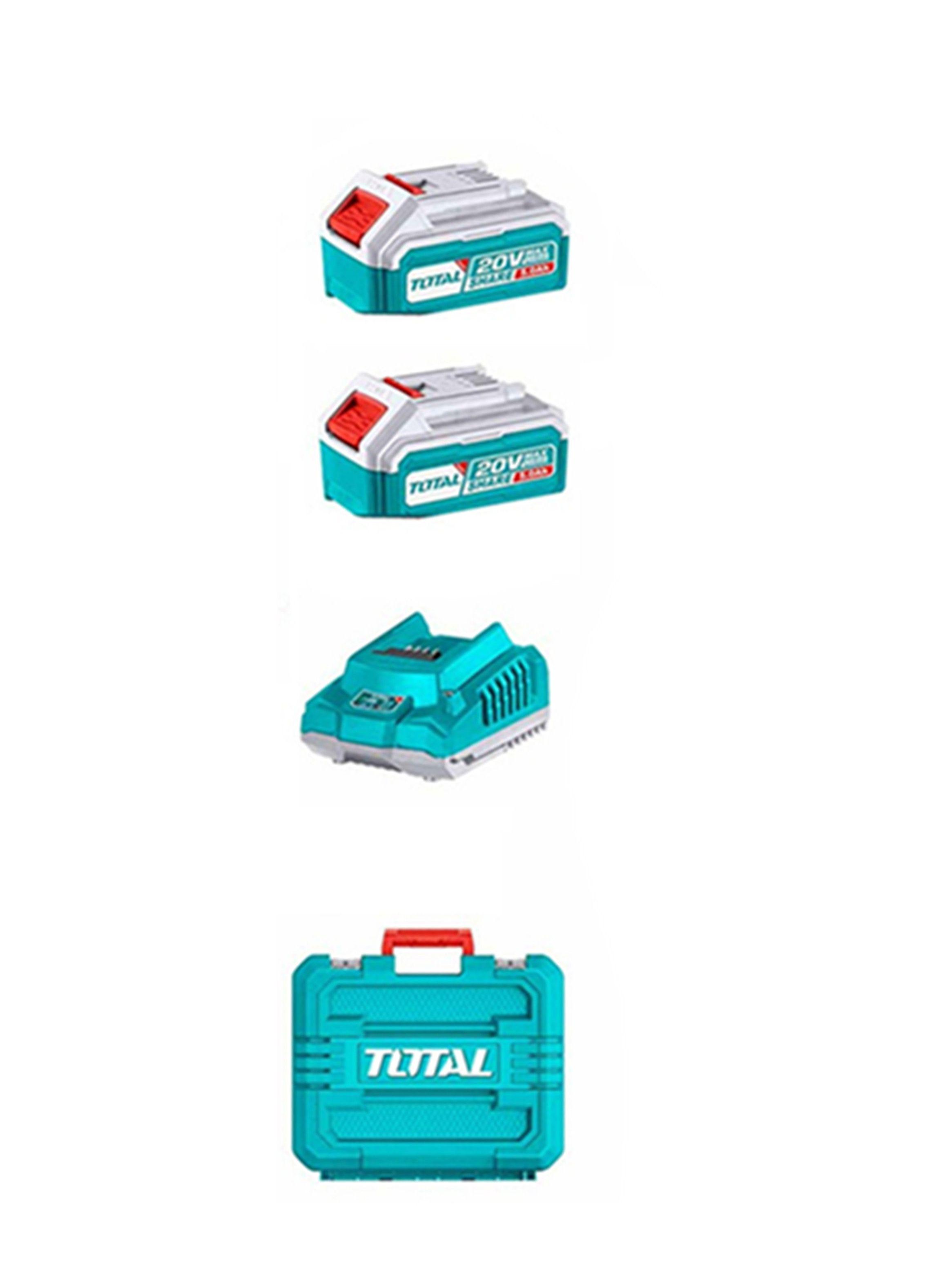 Kit Rotomartillo+ Taladro Percutor+ Llave Impacto 20v Total-2