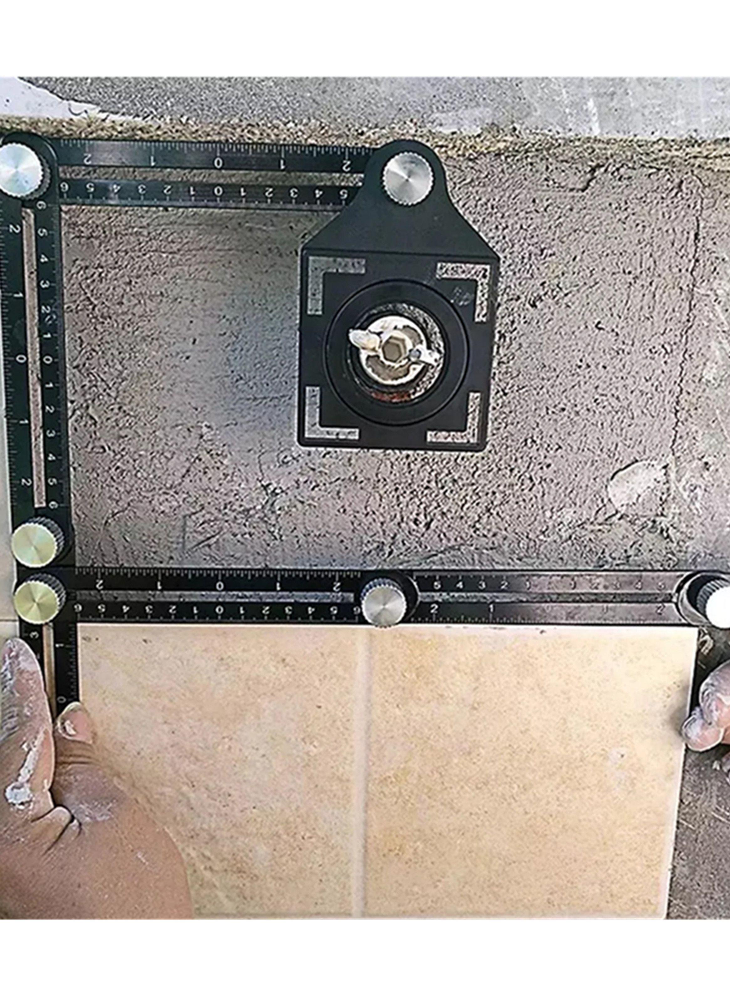 Escuadra Regla Ajustable P/ Azulejo Ceramica Porcelanato Tmk-2