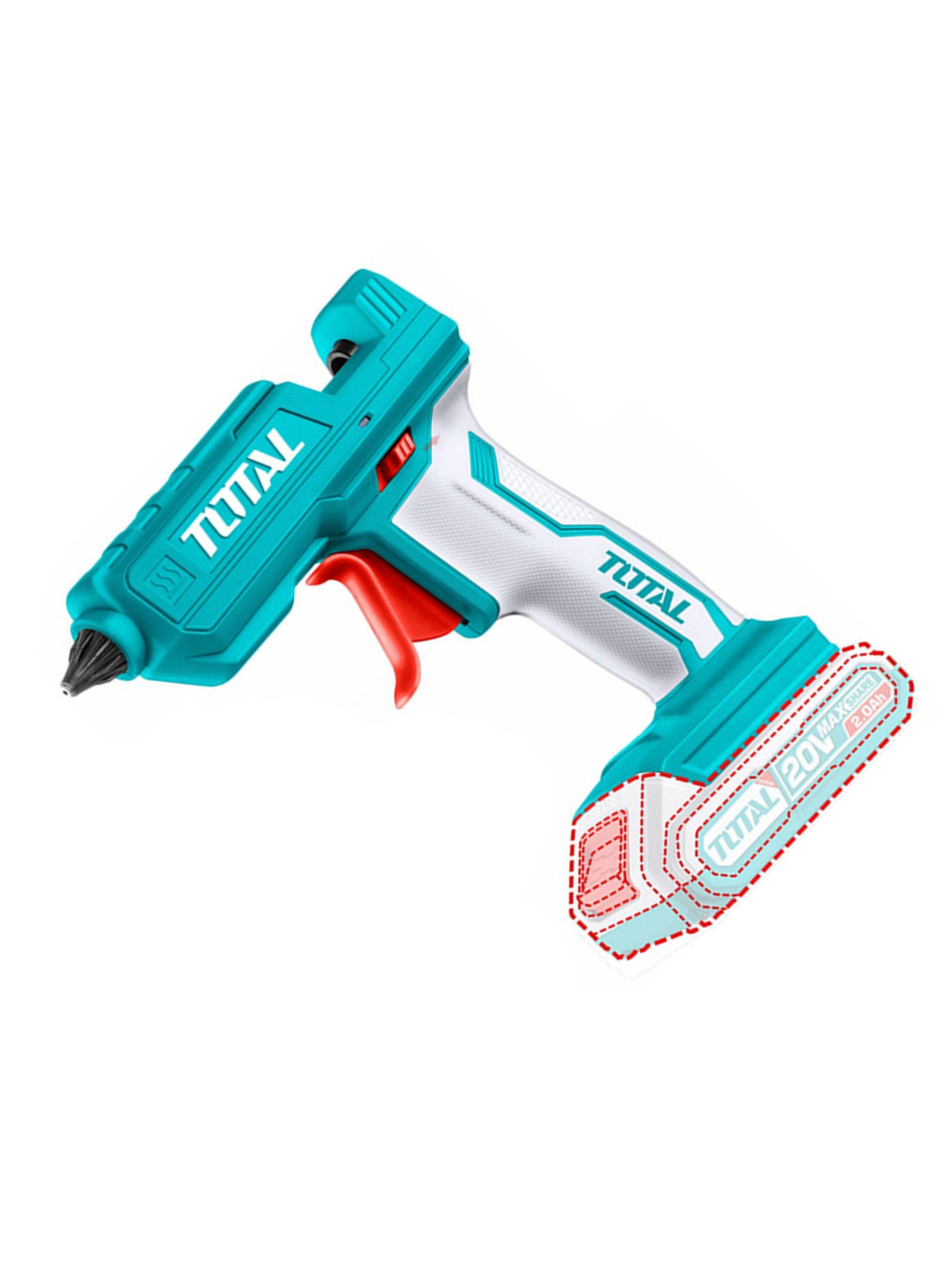 Pistola De Silicona Inalámbrica 20v Total Tggli2001-2