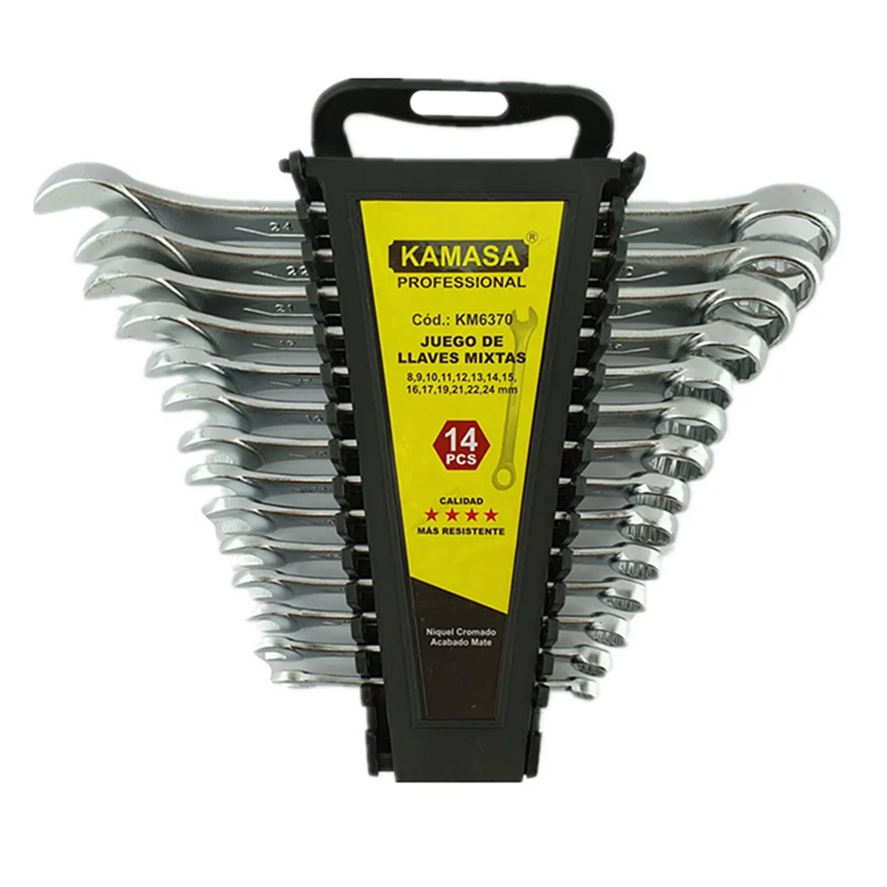 Set Juego De Llaves Punta Corona 14 Piezas Km6370-0