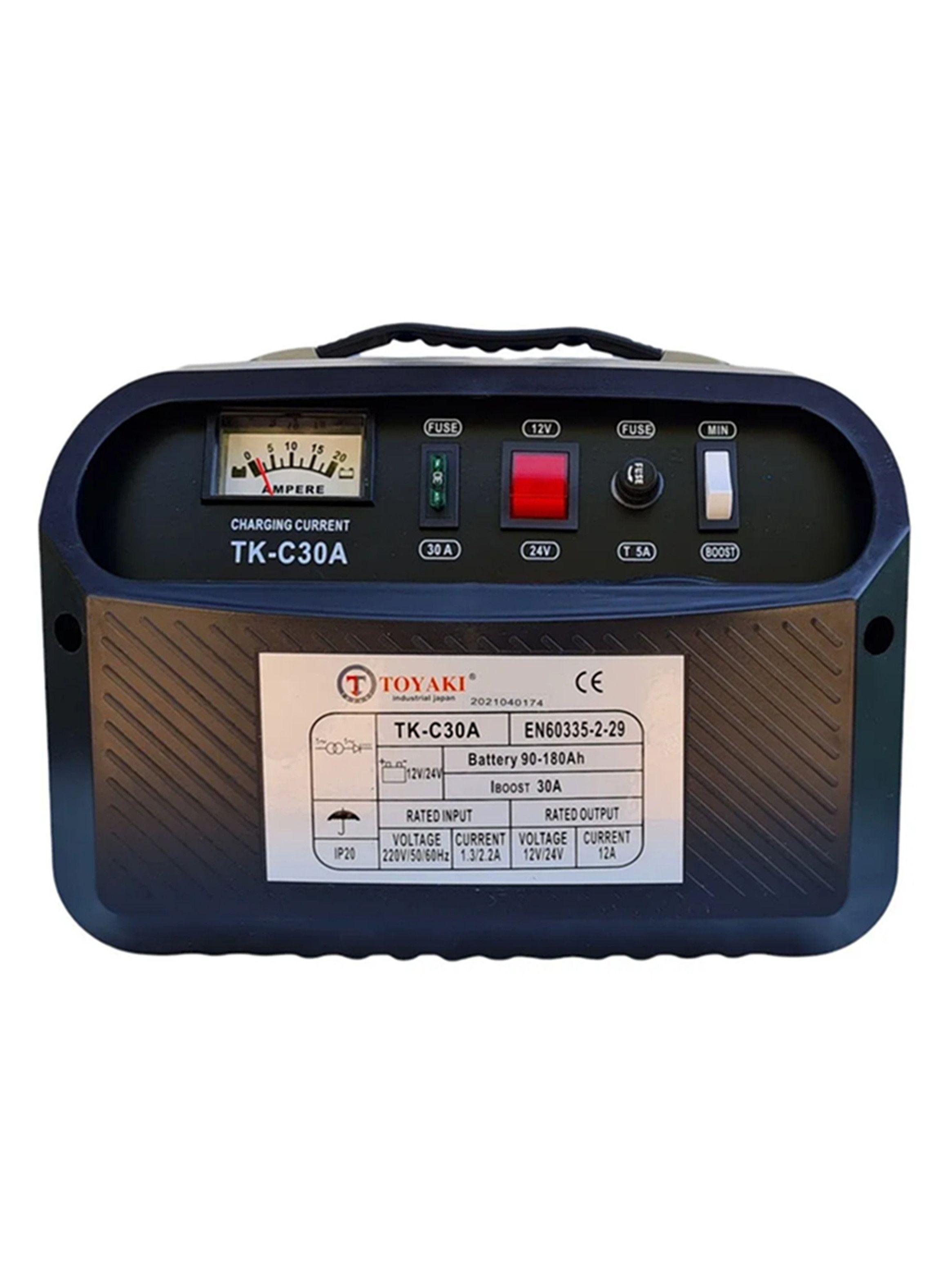 Cargador De Bateria 30amp Autos Y Motos 12v Y 24v Toyaki-2