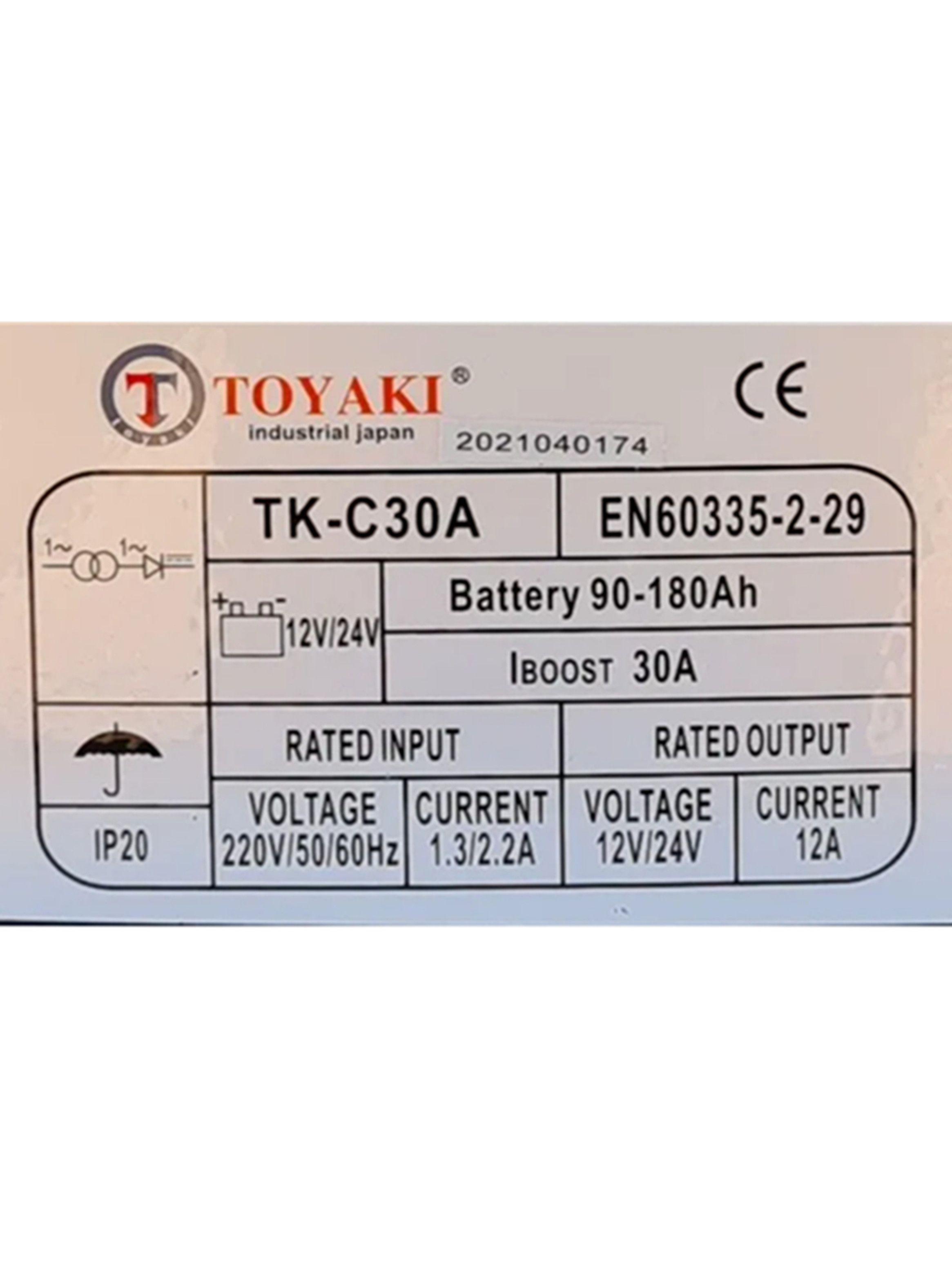 Cargador De Bateria 30amp Autos Y Motos 12v Y 24v Toyaki-3