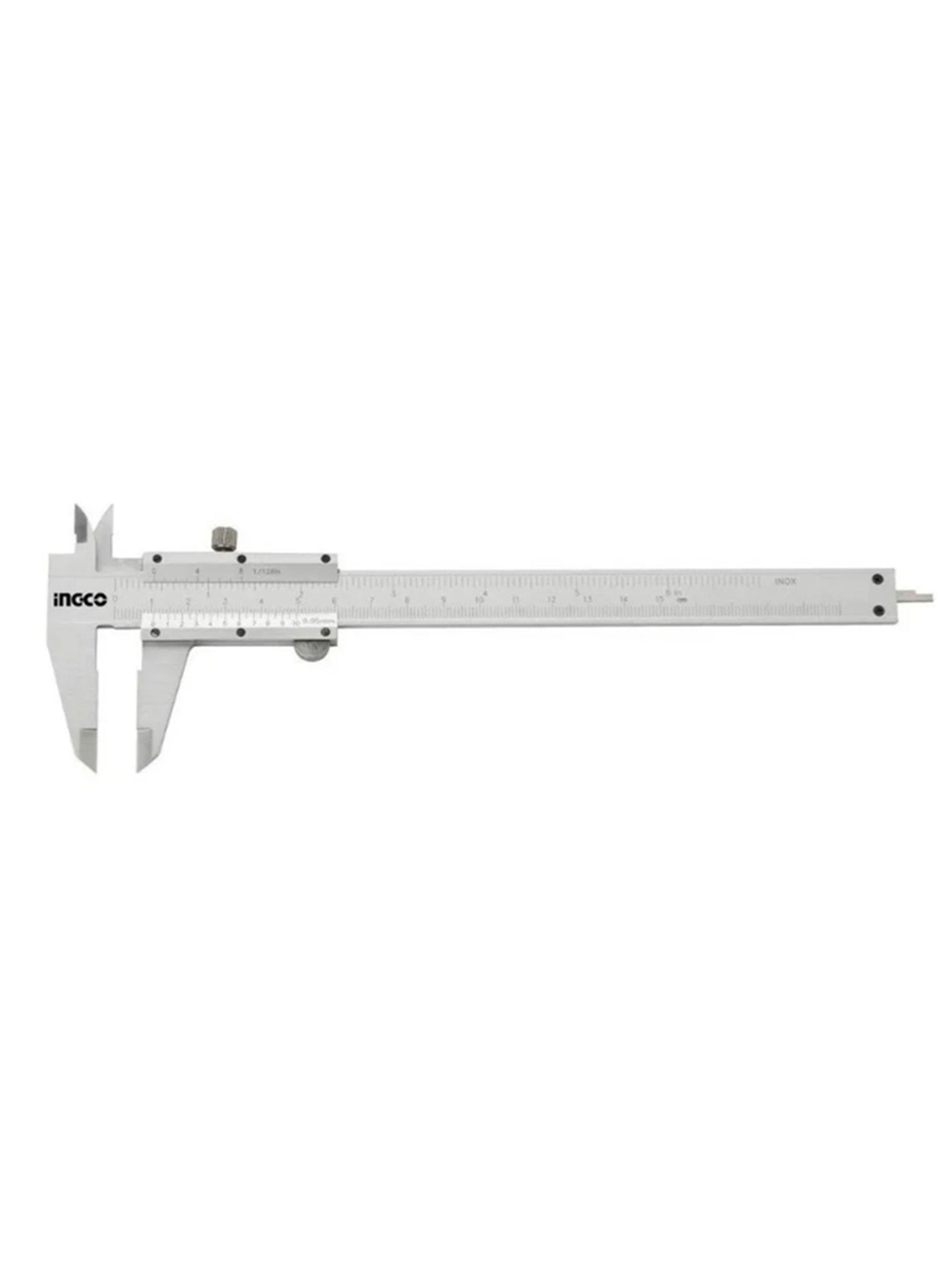 Pie De Metro Vernier Análogo 150mm 6 Pulgadas Ingco Hvc01150-2
