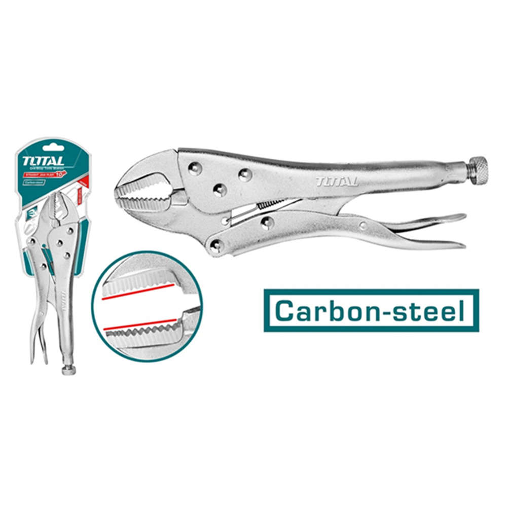 Alicate Caiman Presion Boca Recta Tht191002-1