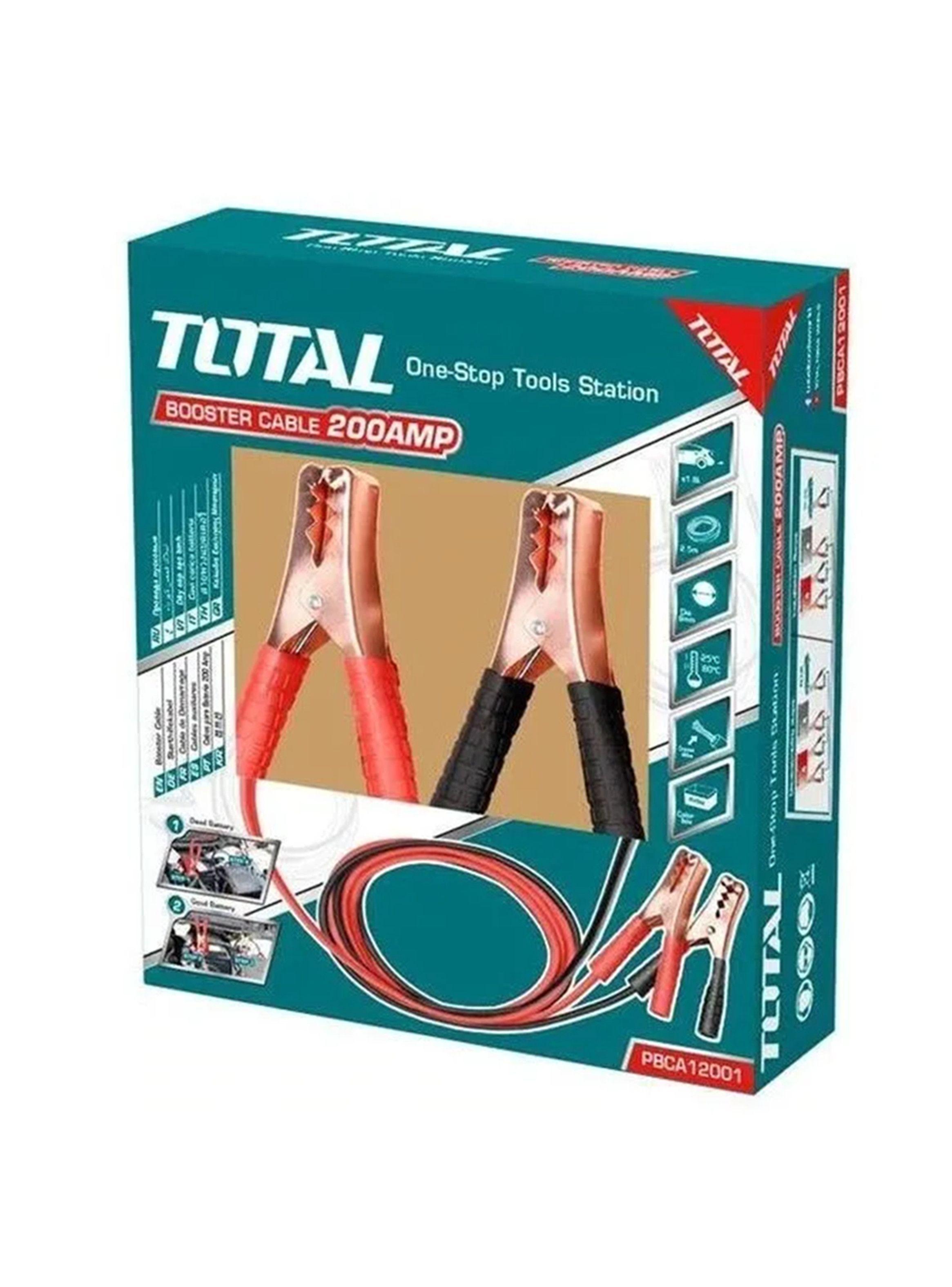 Cable Puente De Bateria 200 Amp Roba Corriente Auto Total-0