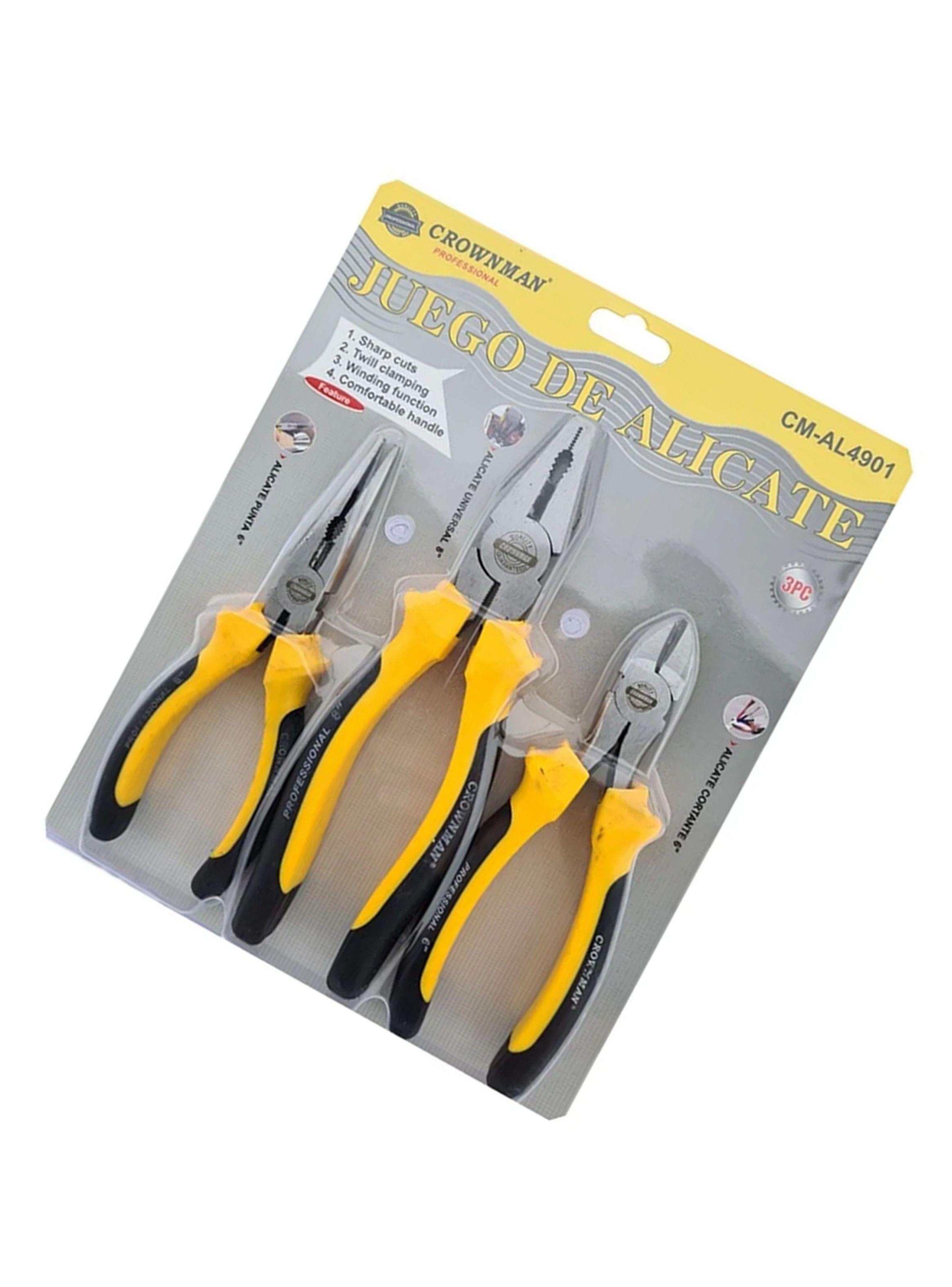 Set Kit Juego De Alicates 3 Piezas Cmal4901-2