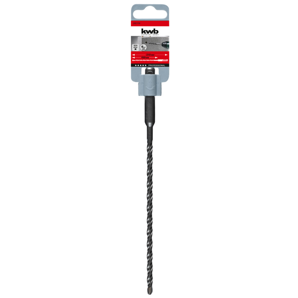 Broca P/ Concreto Sds Plus 210x150x8mm Kwb 242138-0