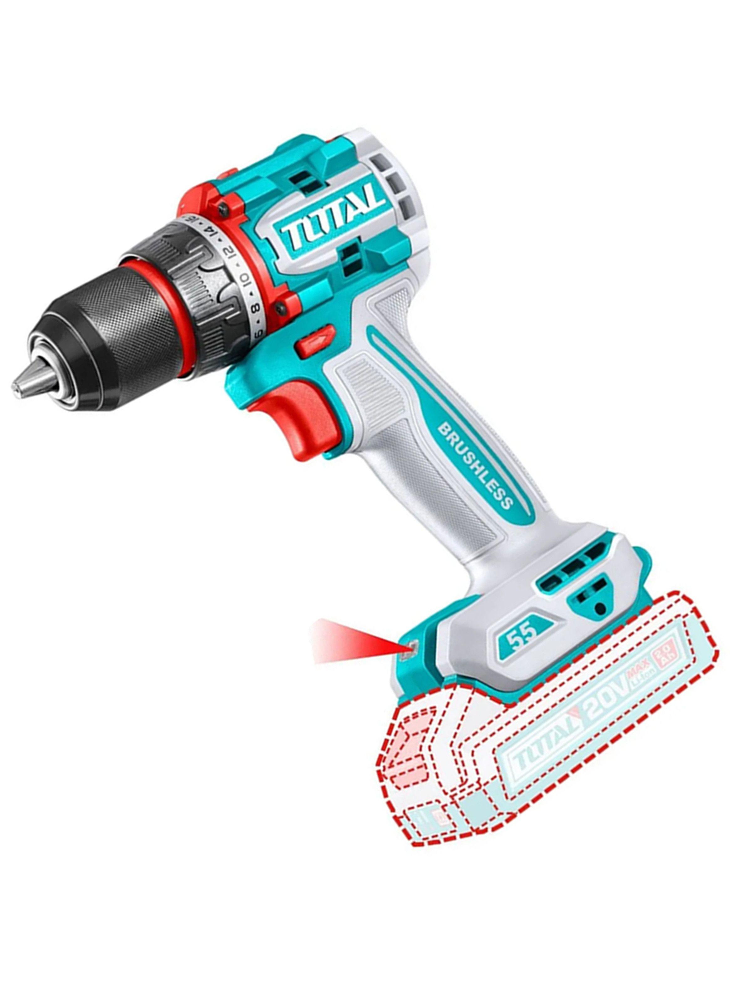 Taladro Atornillador 20v Bat+ Carg Total Tdli205582-2