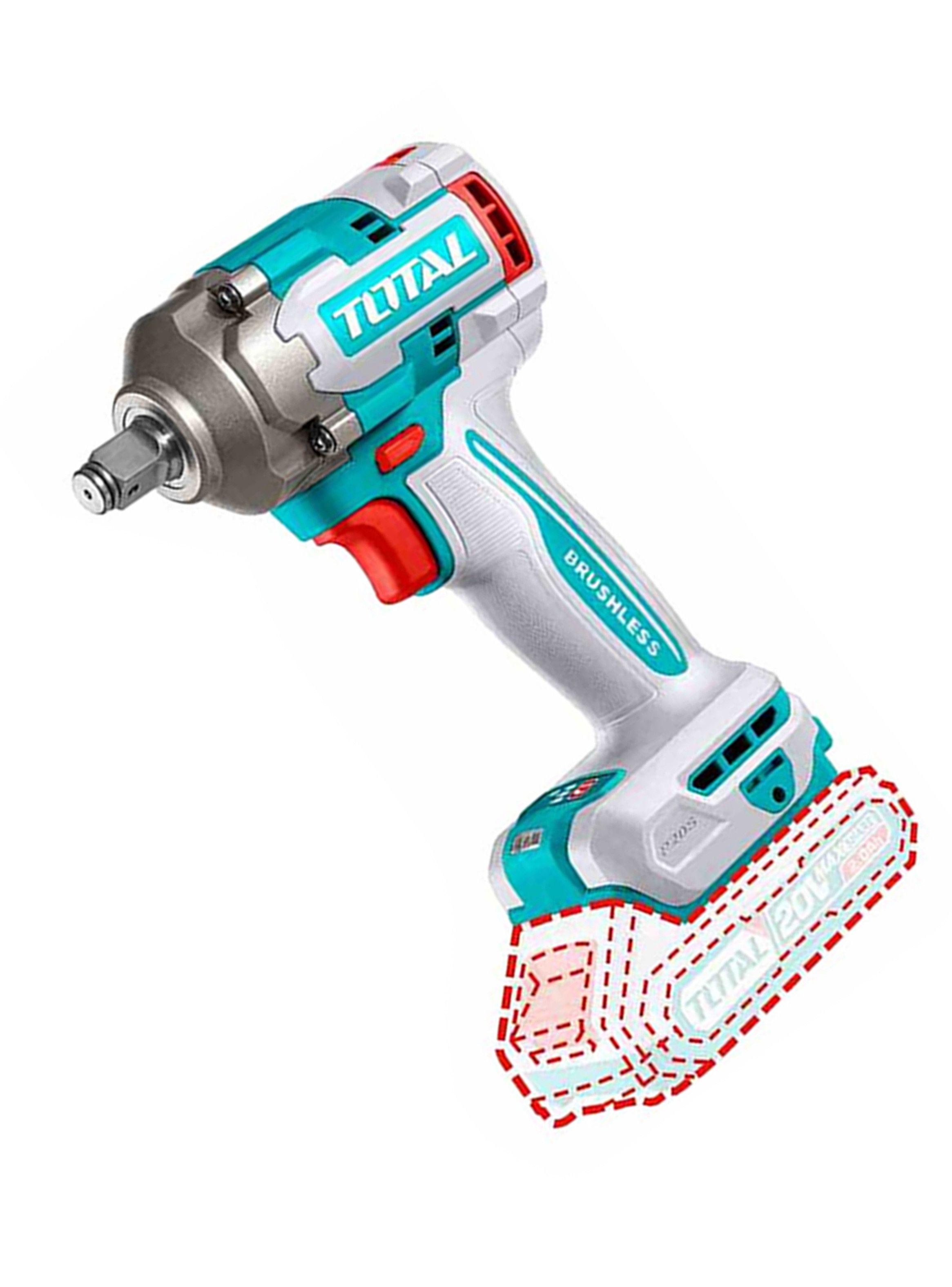 Taladro Pistola Llave Impacto 20v Total Tiwli20401-2