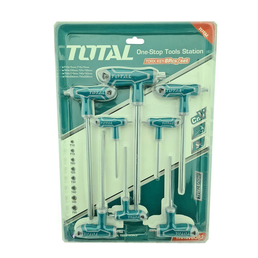 Juego Llaves Torx Estrella C/Mango T 8 Pcs Total-0