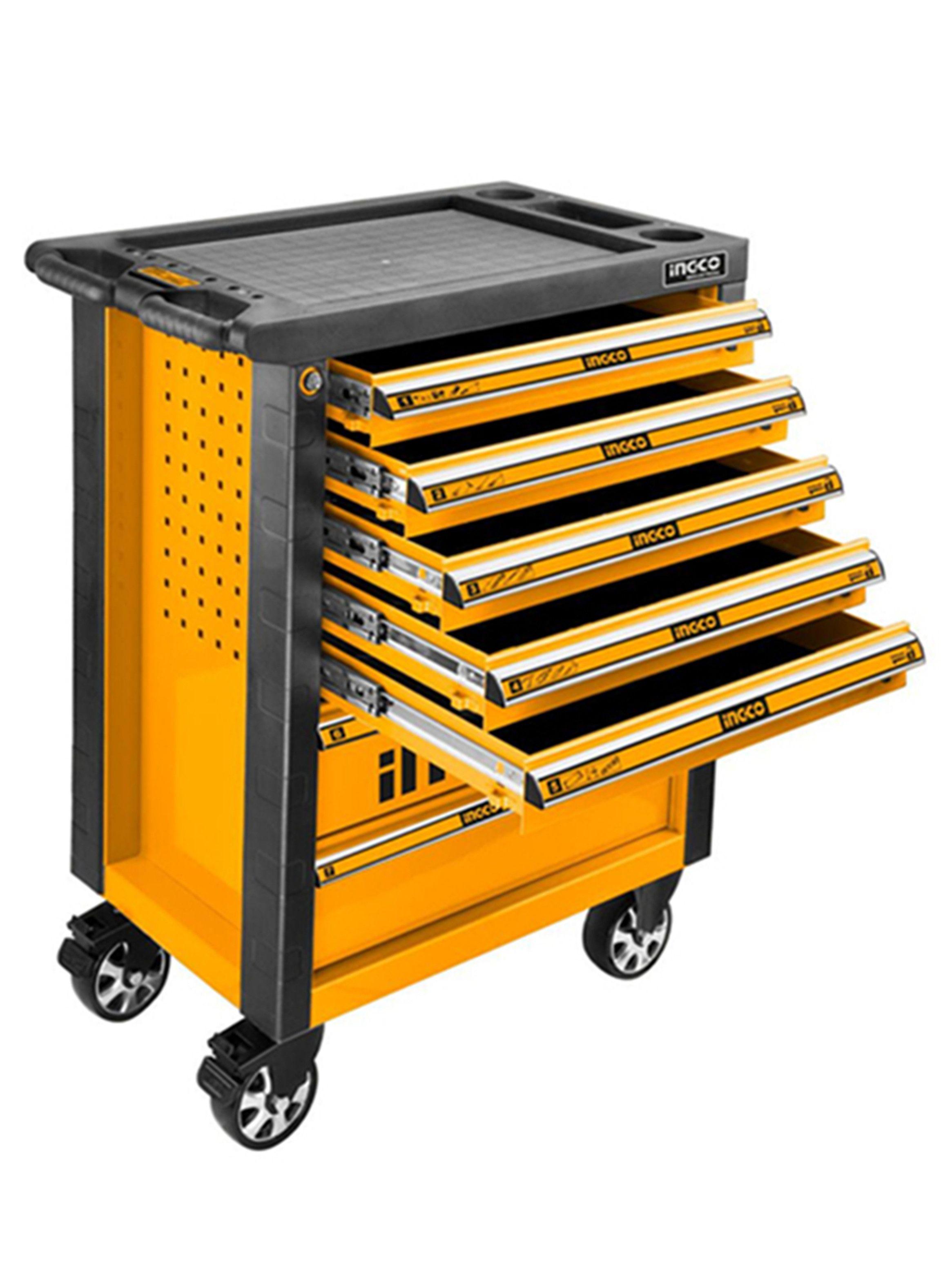 Carro Caja Metalico P/ Herramienta 7 Cajones Ingco Hdtc01072-1