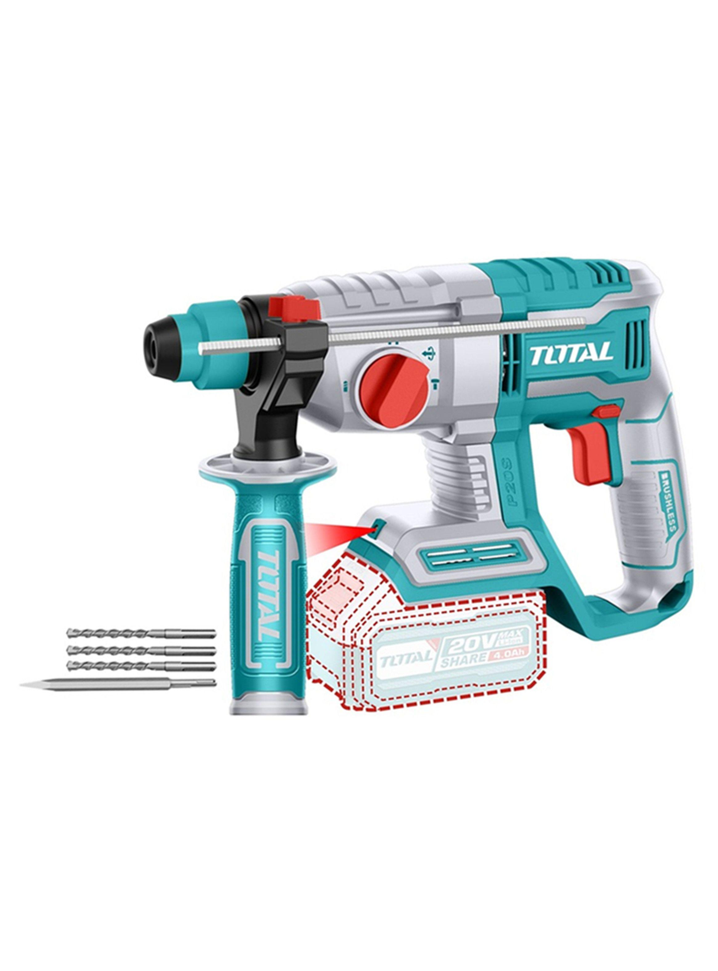 Rotomartillo Inalámbrico 20v Sds Plus Total Trhli20208-0