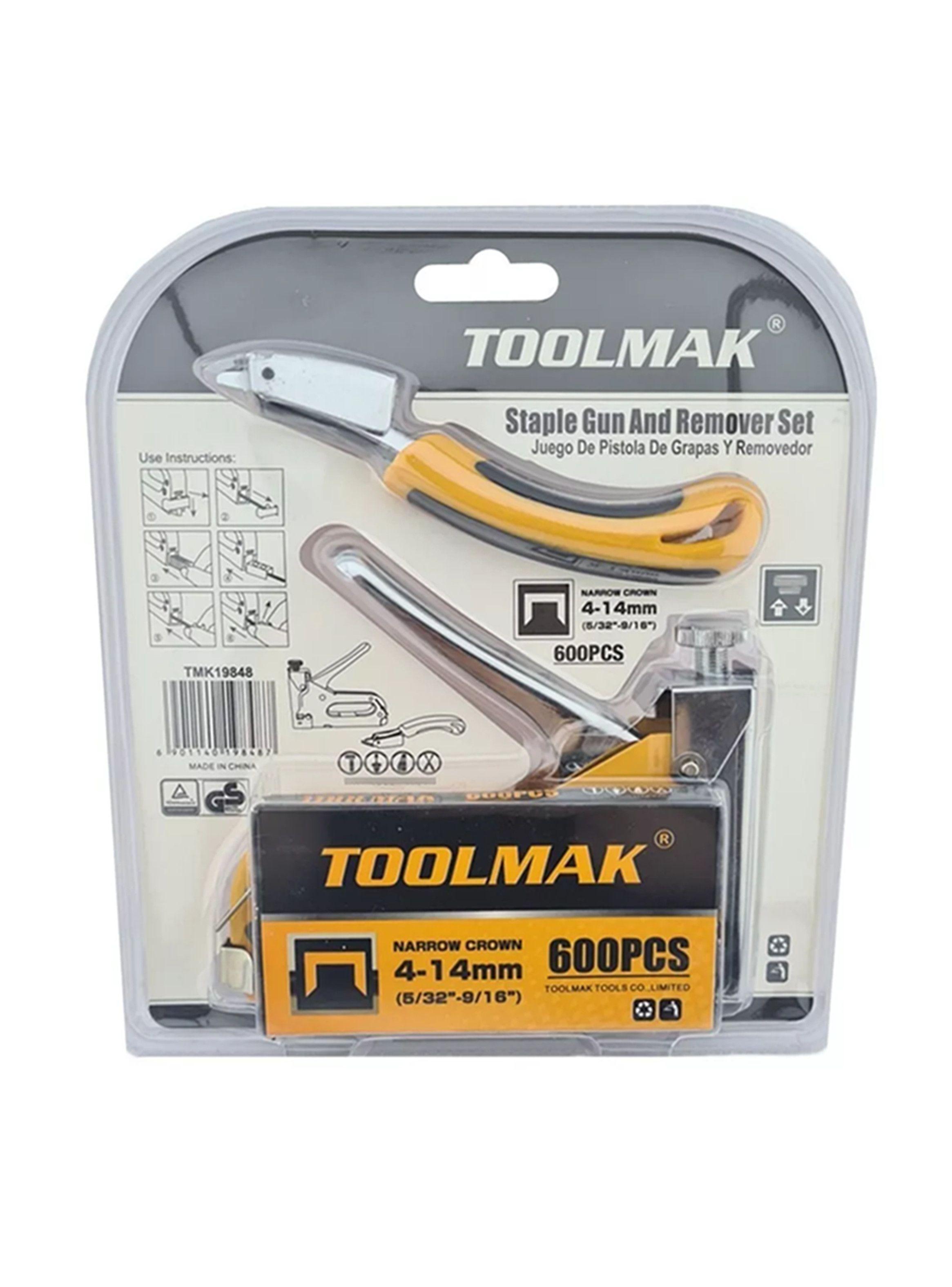 Kit Grapadora Manual (4-14mm) + Removedor De Grapas Toolmak-2