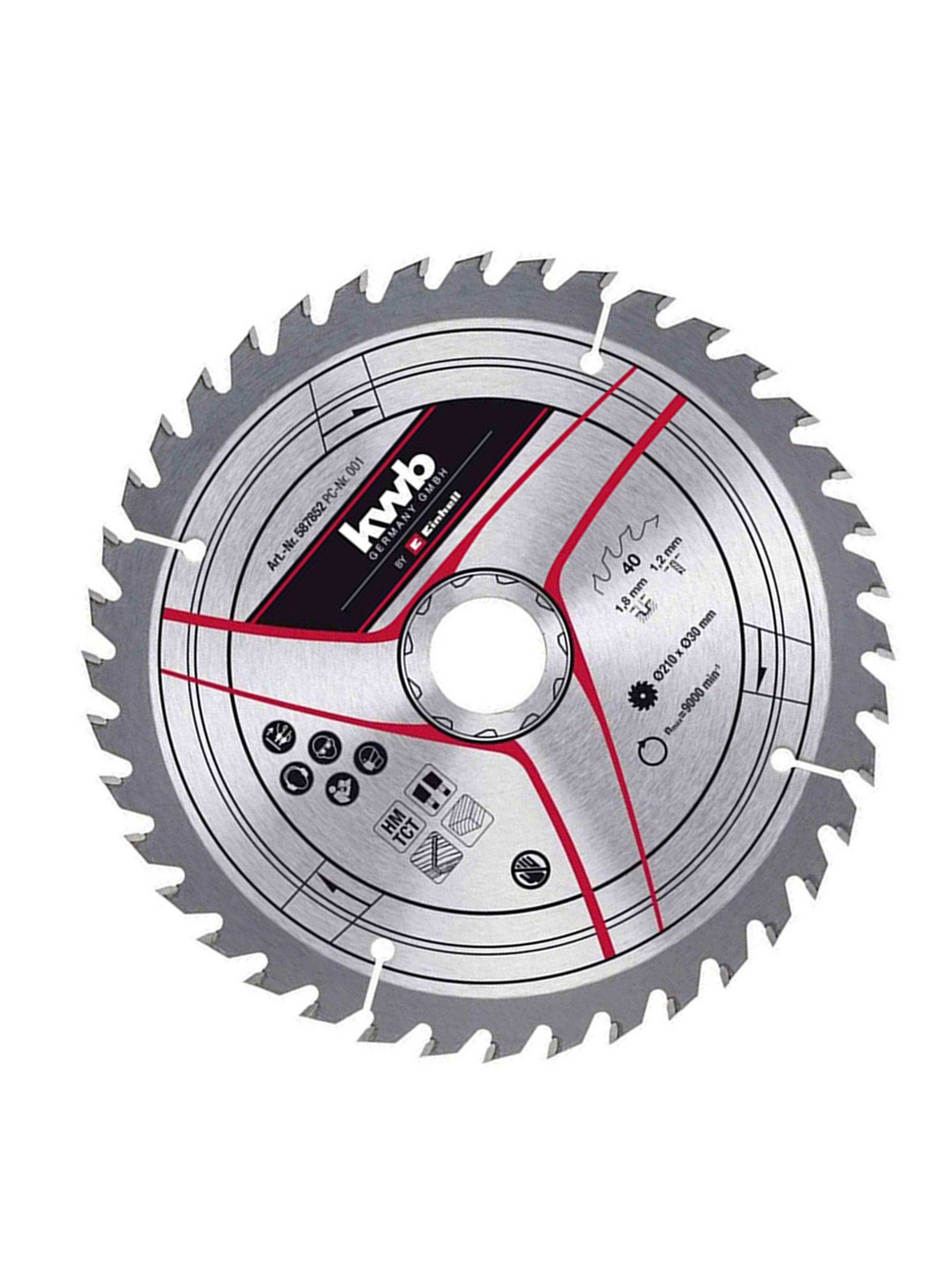 Disco Sierra Circular 210mm 40 Dientes Kwb 587852-1