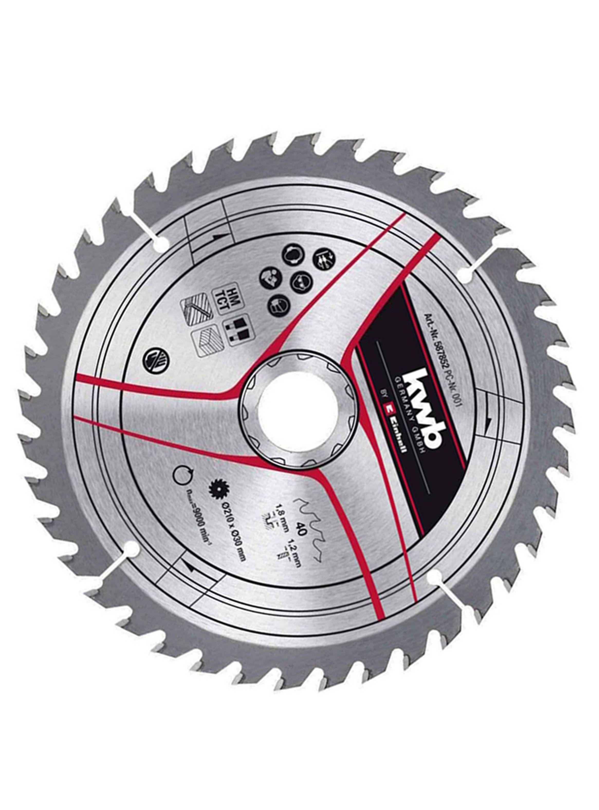 Disco Sierra Circular 210mm 40 Dientes Kwb 587852-2