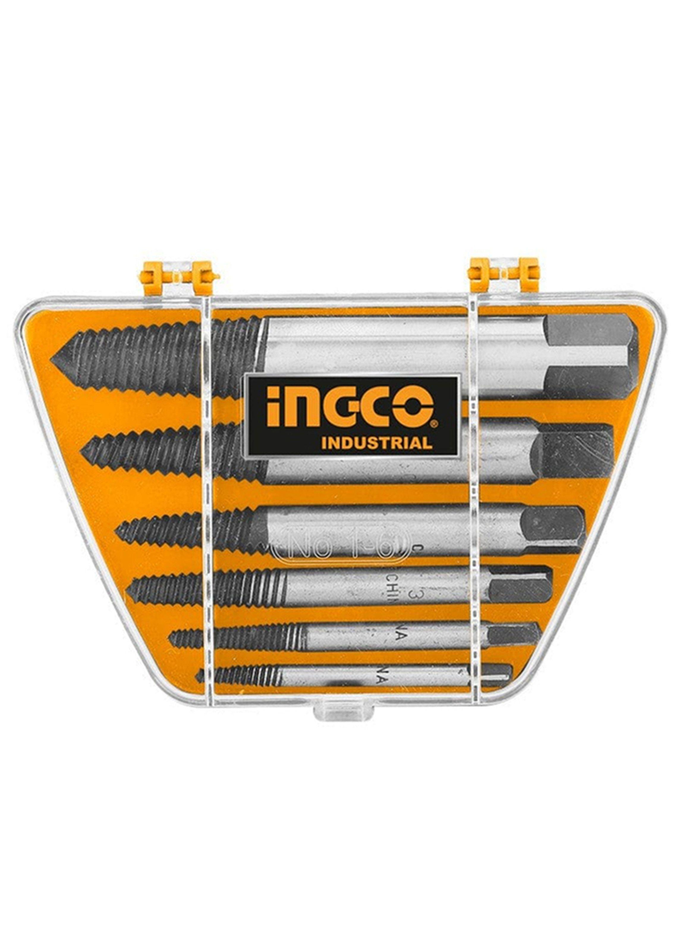 Extractor Tornillo Pernos Cortados 6 Piezas Ingco Ase106-2