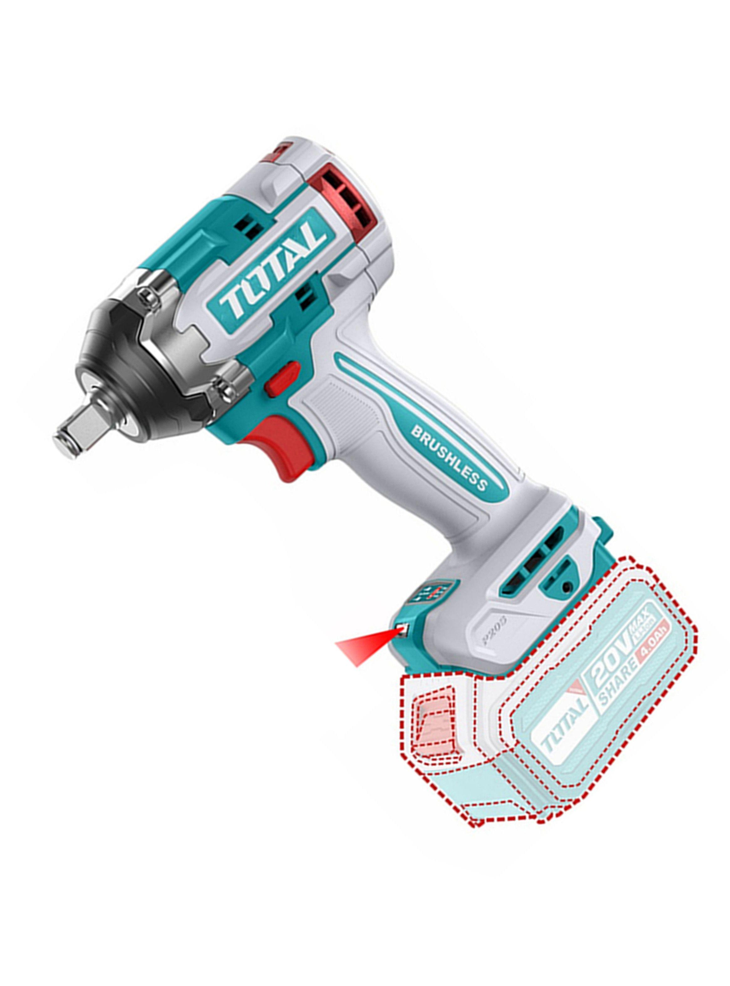 Taladro Pistola Llave Impacto 20v Total Tiwli20501-2